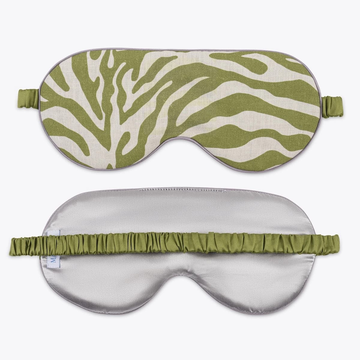 Regine Linen Sleep Mask_ GRASS