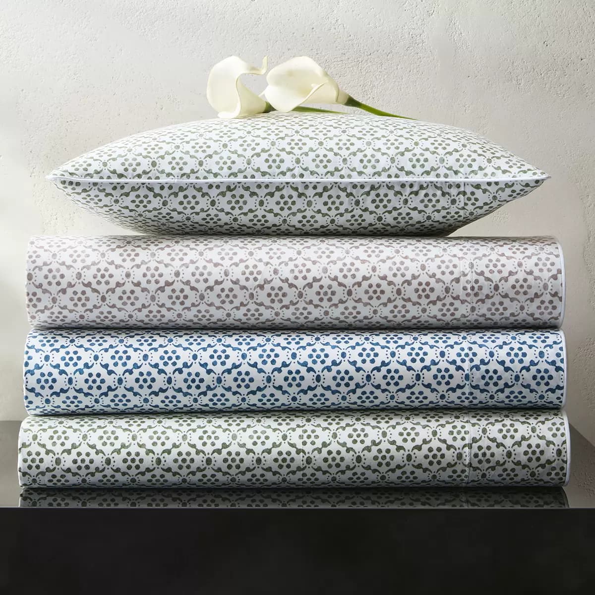 Laksha Fitted Sheet_ MOSS