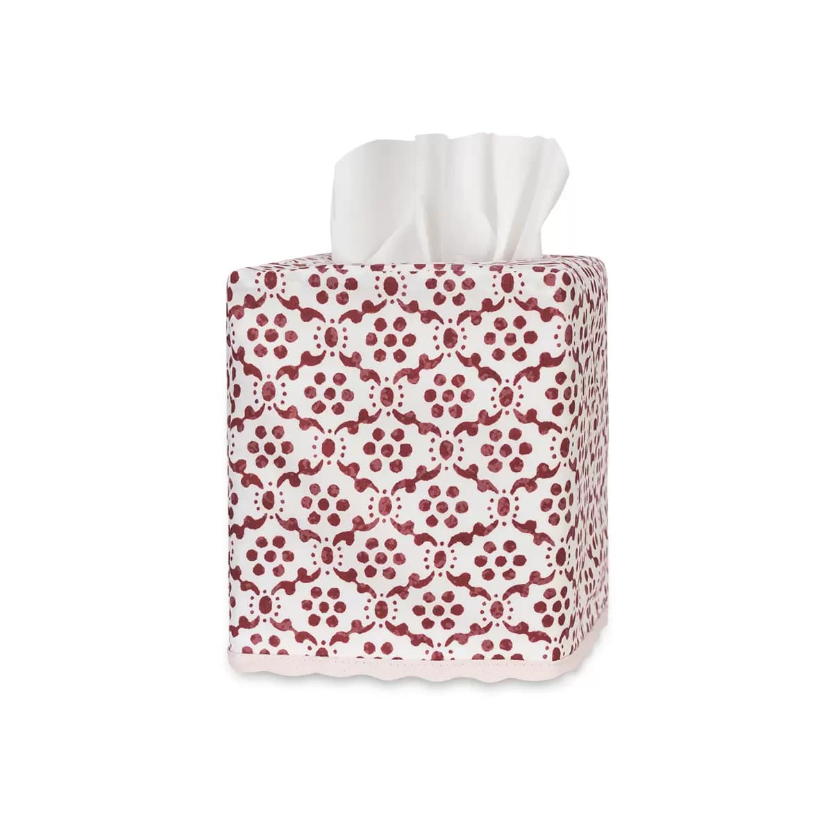 Laksha Tissue Box Cover_ CARNELIAN