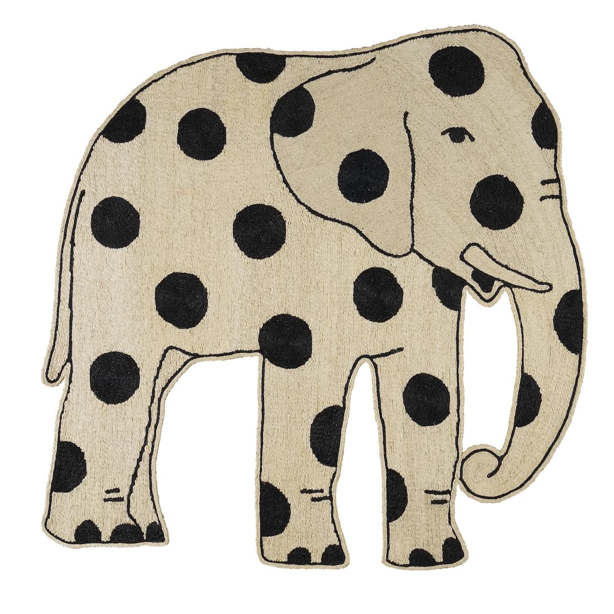 Trompa Rug_ NATURAL/BLACK