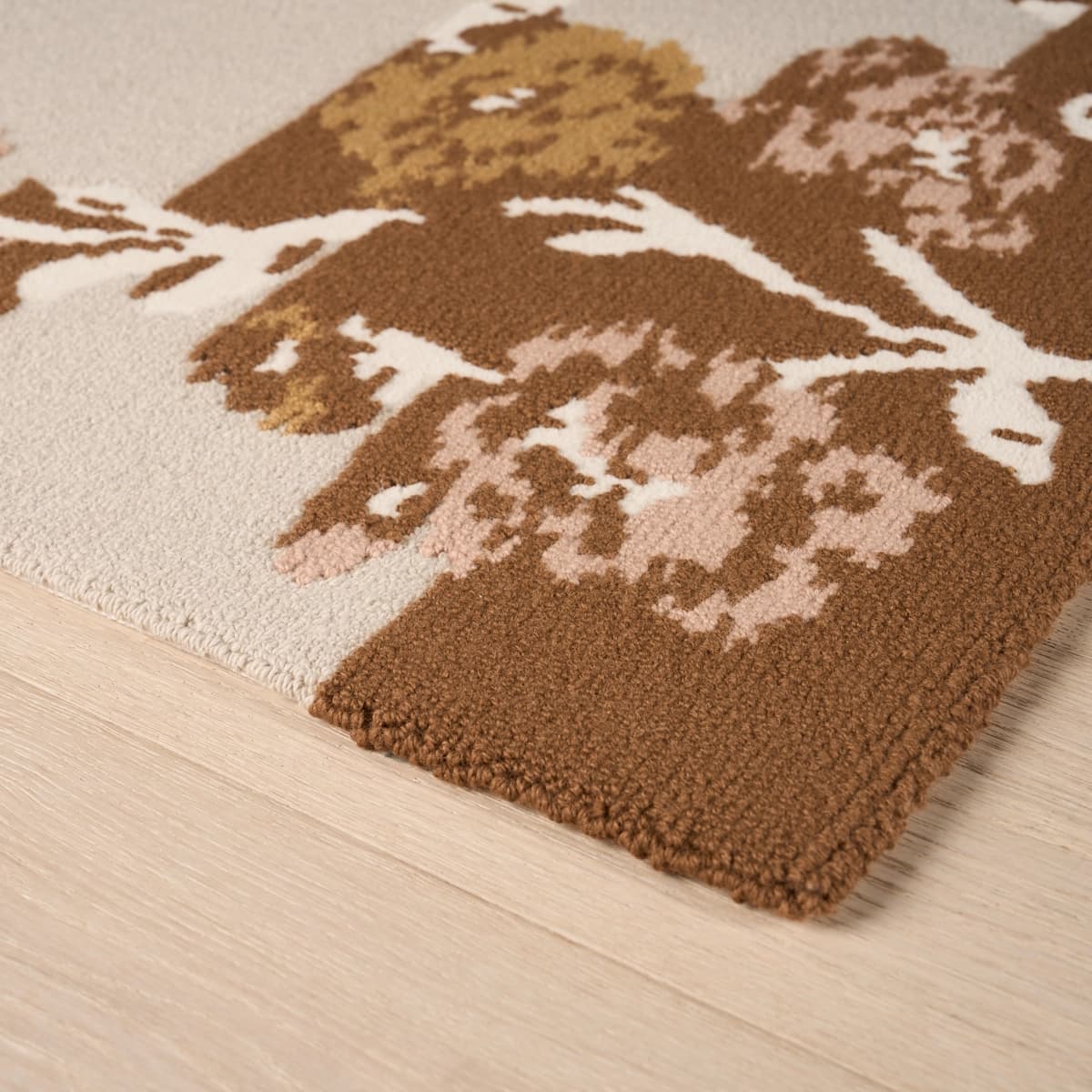Trace of Connection Rug_ MERLOT