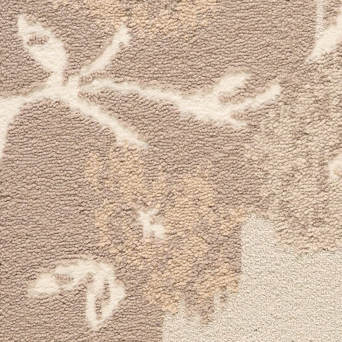 Trace of Connection Rug_ STONE