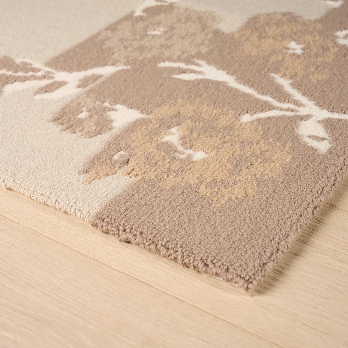 Trace of Connection Rug_ STONE