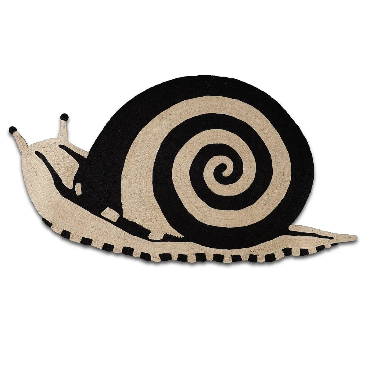 Caracol Rug_ BLACK & NATURAL