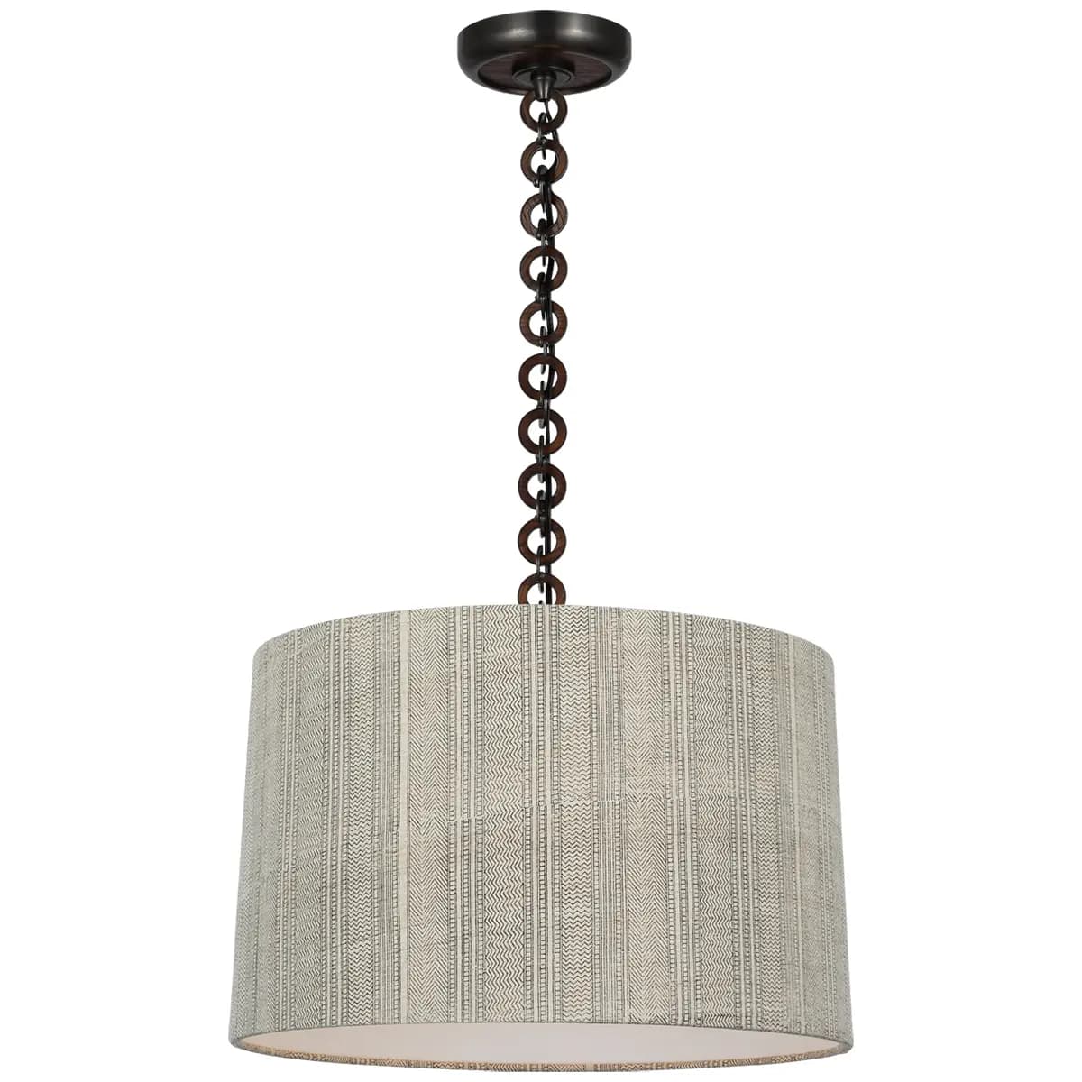 Evelyn Hanging Shade, Mohave_ BRONZE & NATURAL OAK