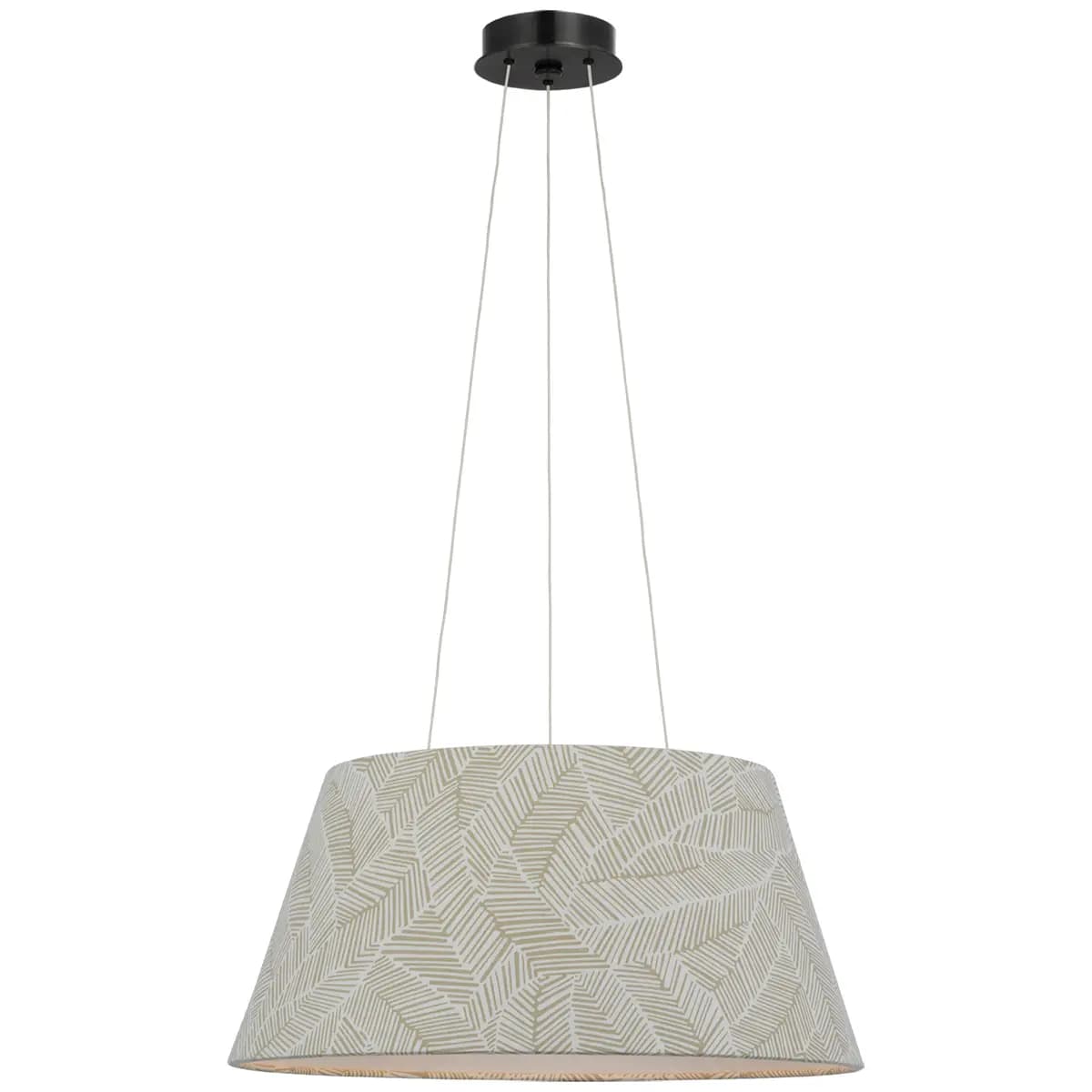 Caufield Hanging Shade, Bronze_ ABSTRACT LEAF IN TAUPE