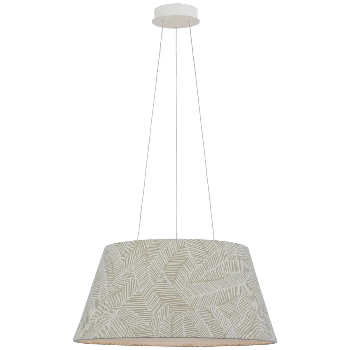Caufield Hanging Shade, White_ ABSTRACT LEAF IN TAUPE