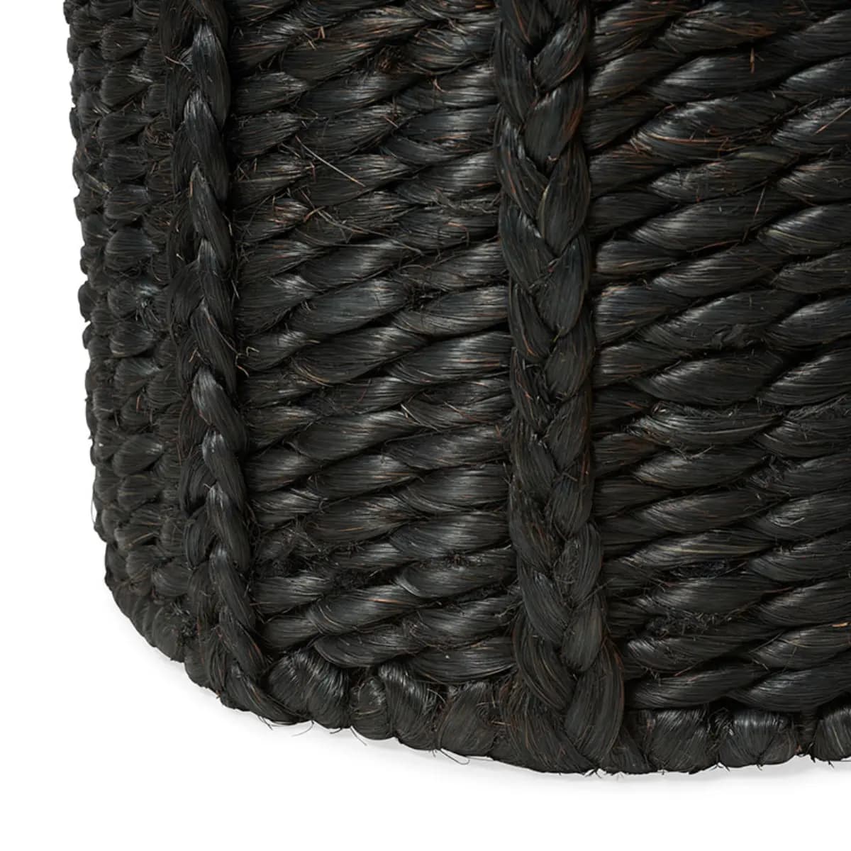 Lubid Abaca Basket_ BLACK