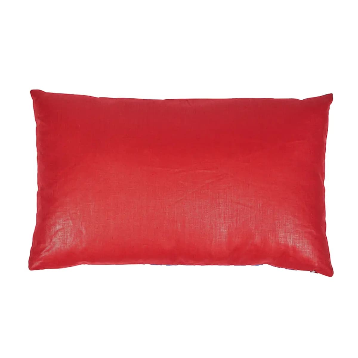 Ziggurat Pillow_ BLUE & RED
