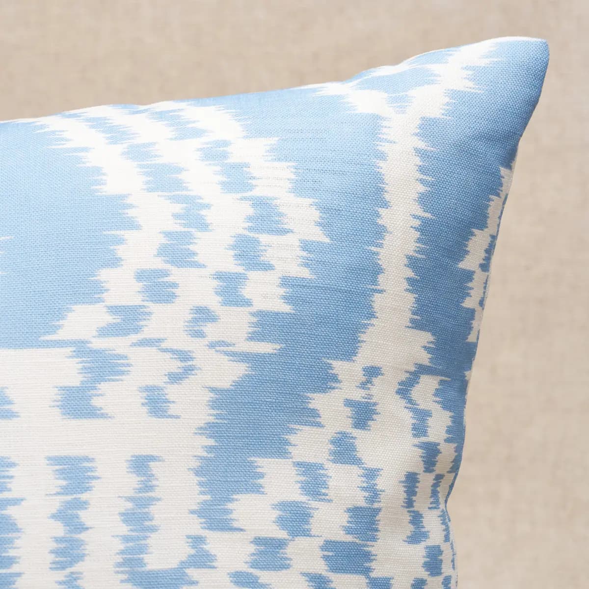 Asaka Ikat Pillow_ CHAMBRAY