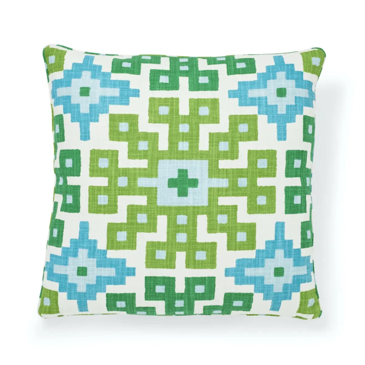 Palmetto Print Pillow_ LAGOON