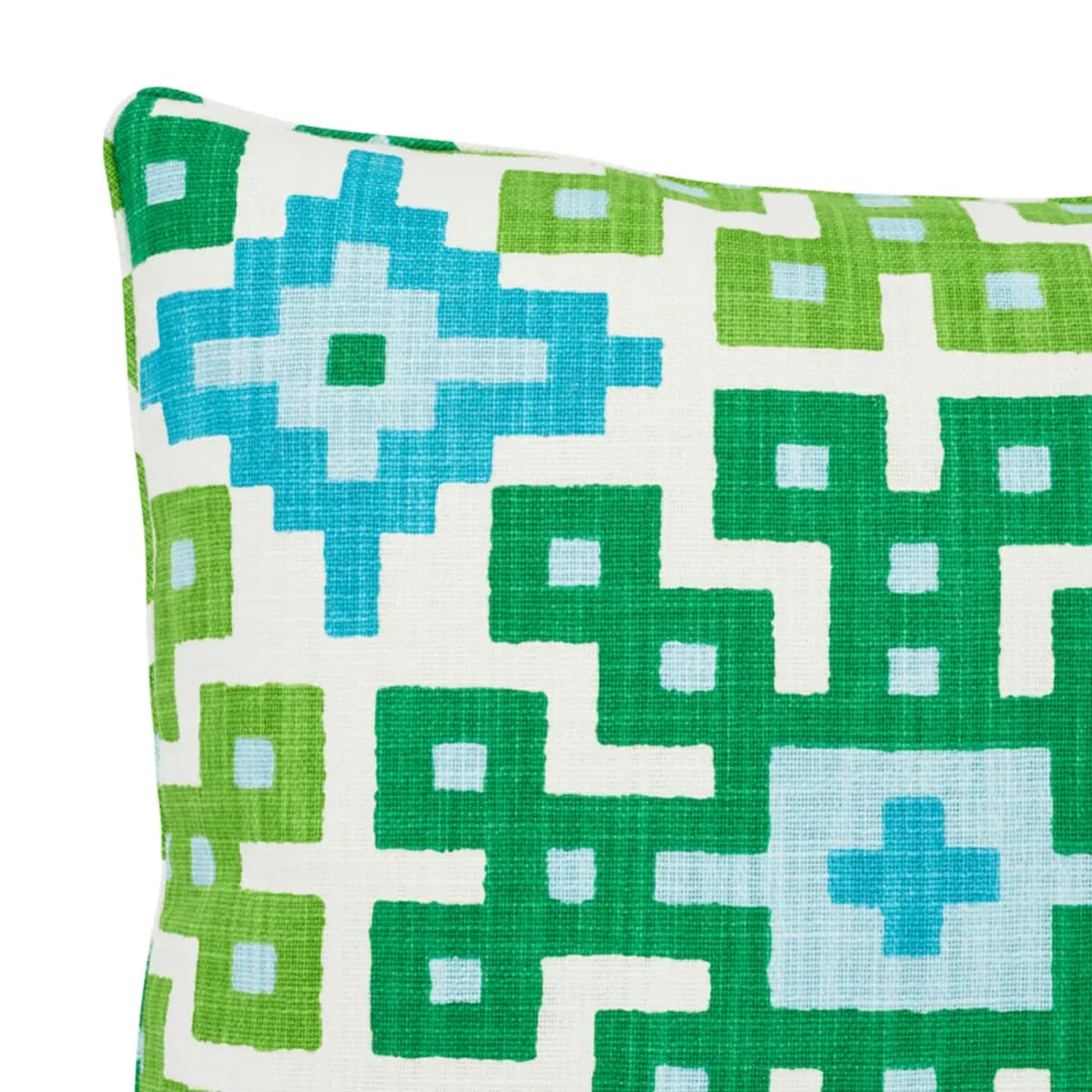Palmetto Print Pillow_ LAGOON