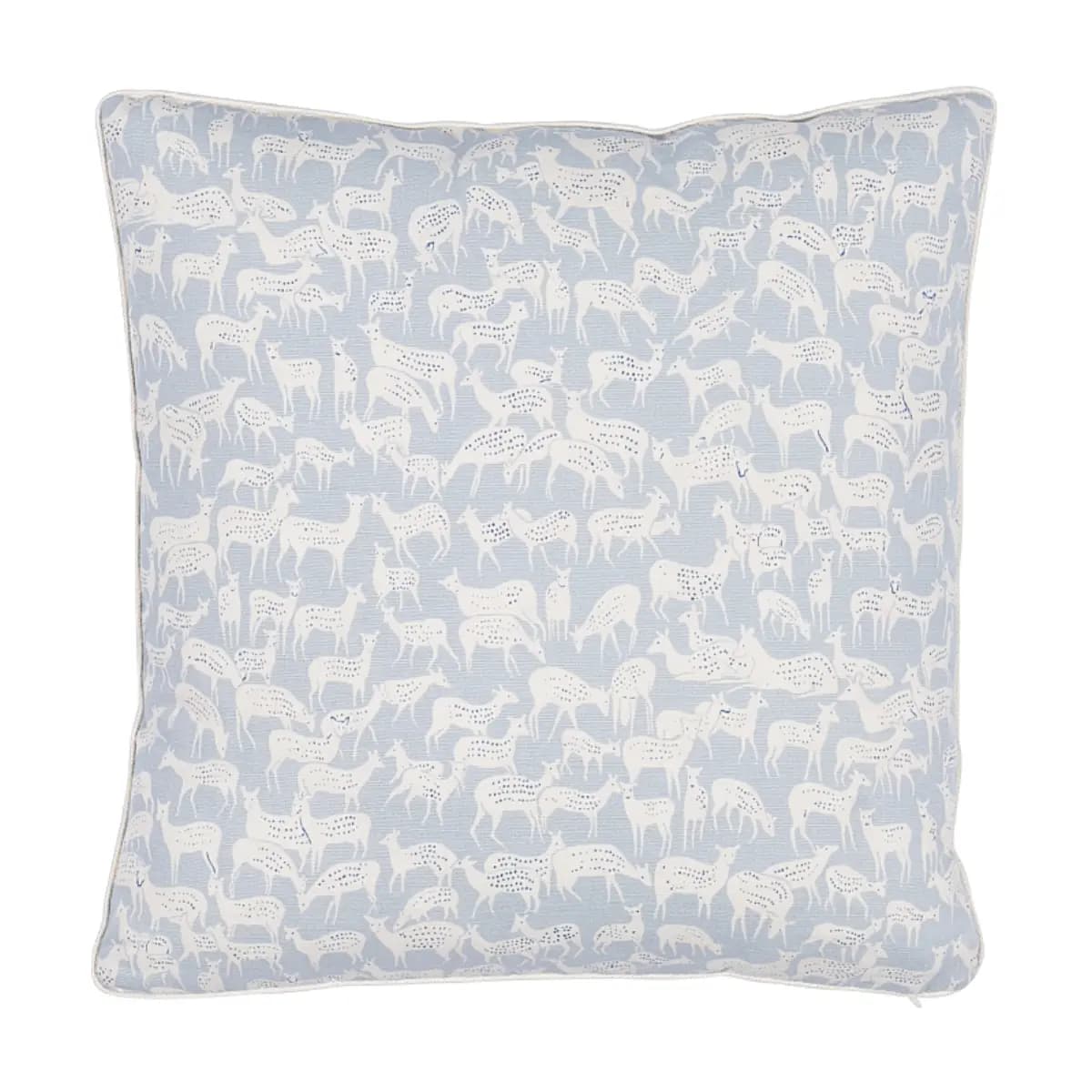 Fauna Pillow_ SLATE BLUE