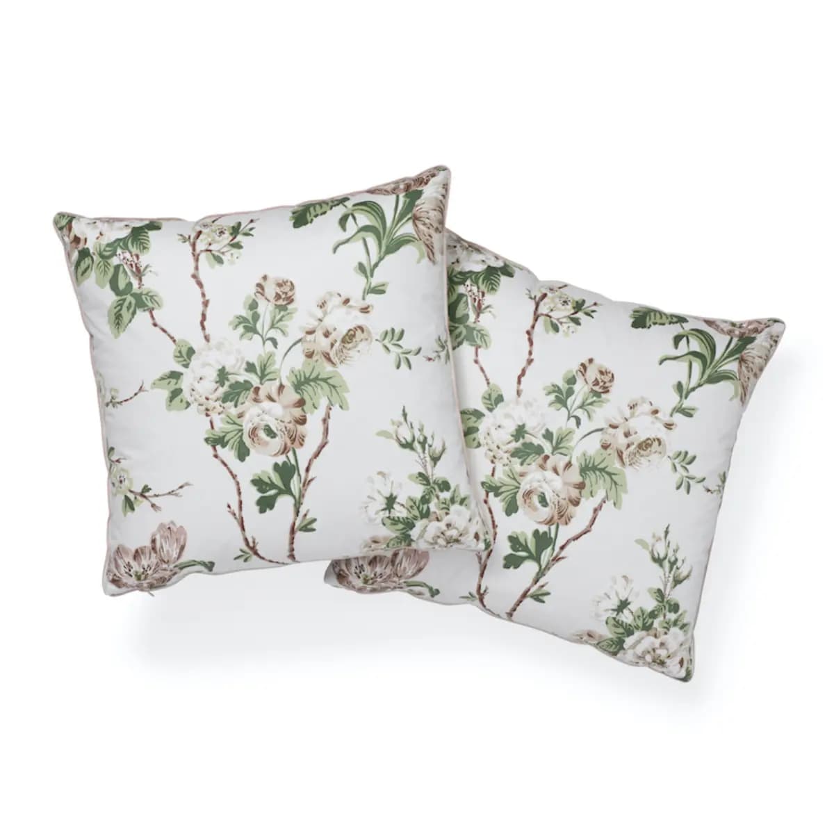 Betty Chintz Pillow_ PINK & GREEN