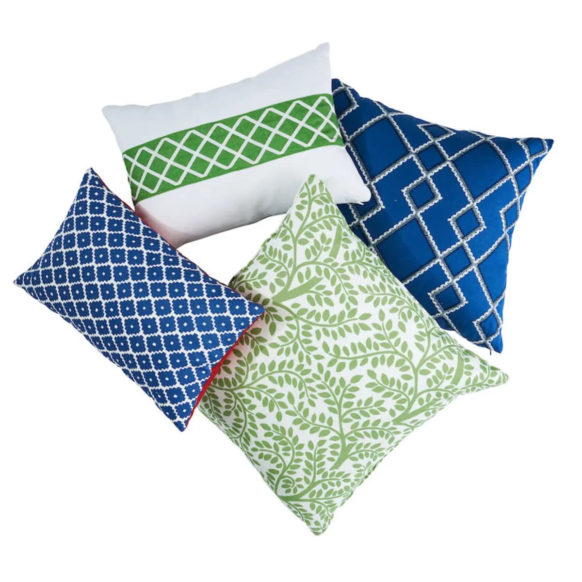 Temple Garden II Pillow_ GREEN