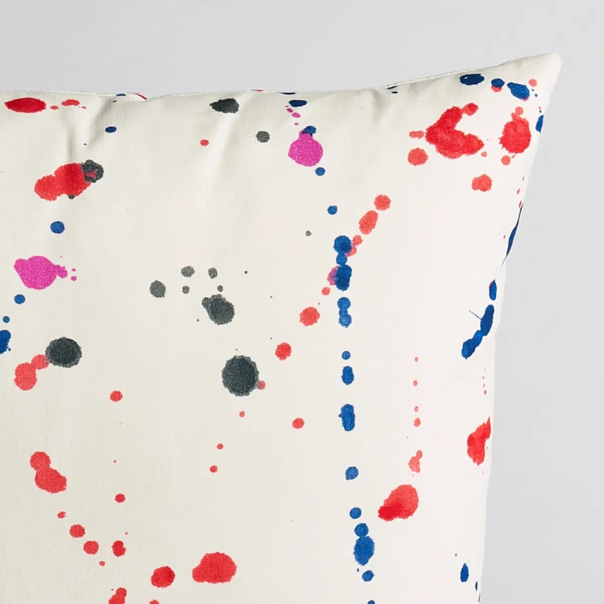 Ink Splash Pillow_ RED & BLUE