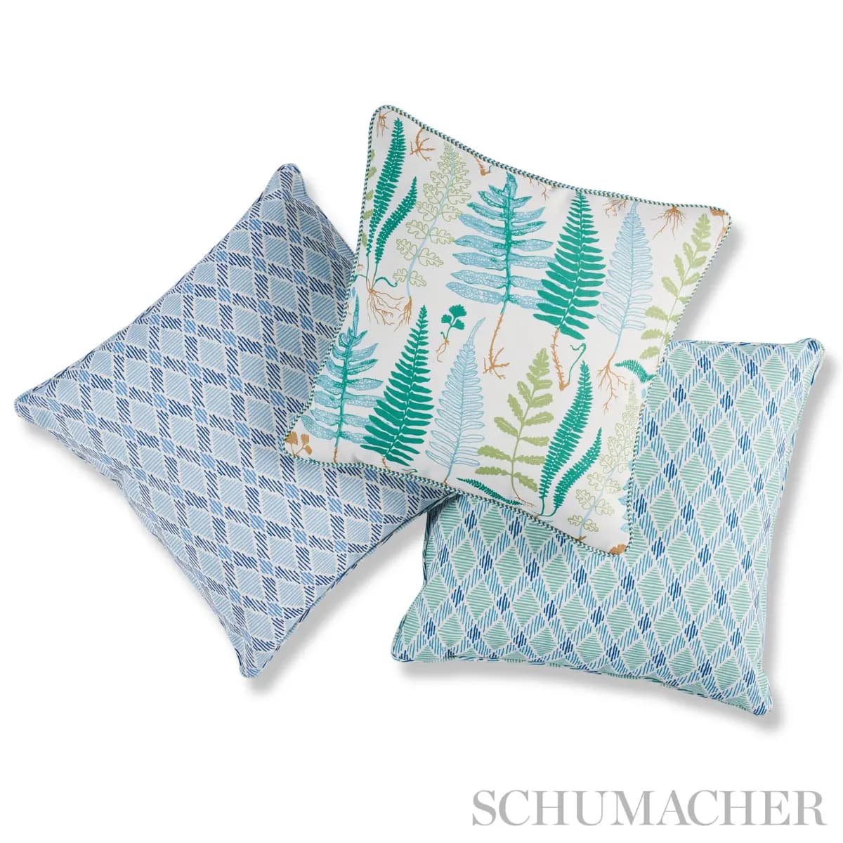 Halcott I/O Pillow_ AQUAMARINE