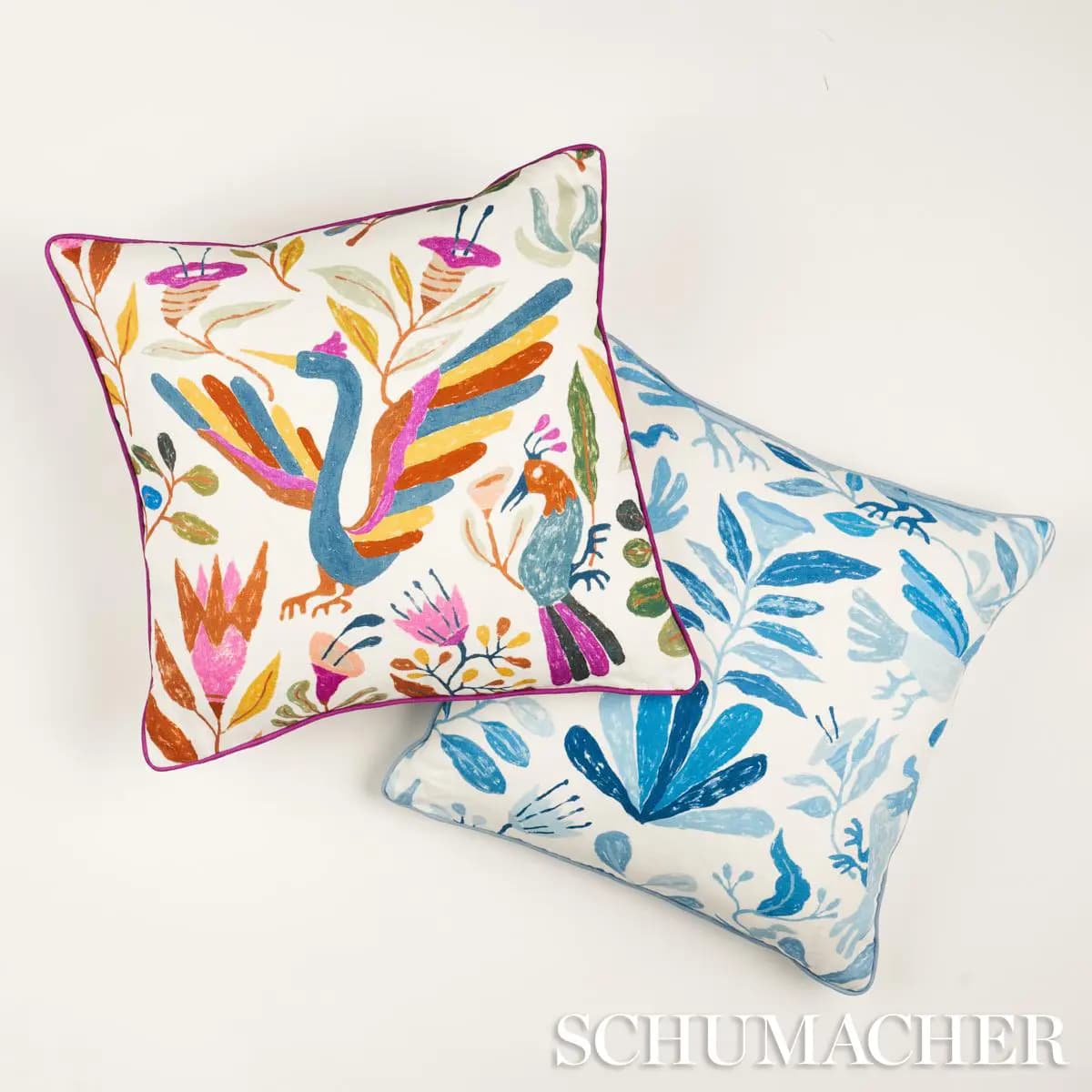 Canopy Pillow_ MULTI BIRDS