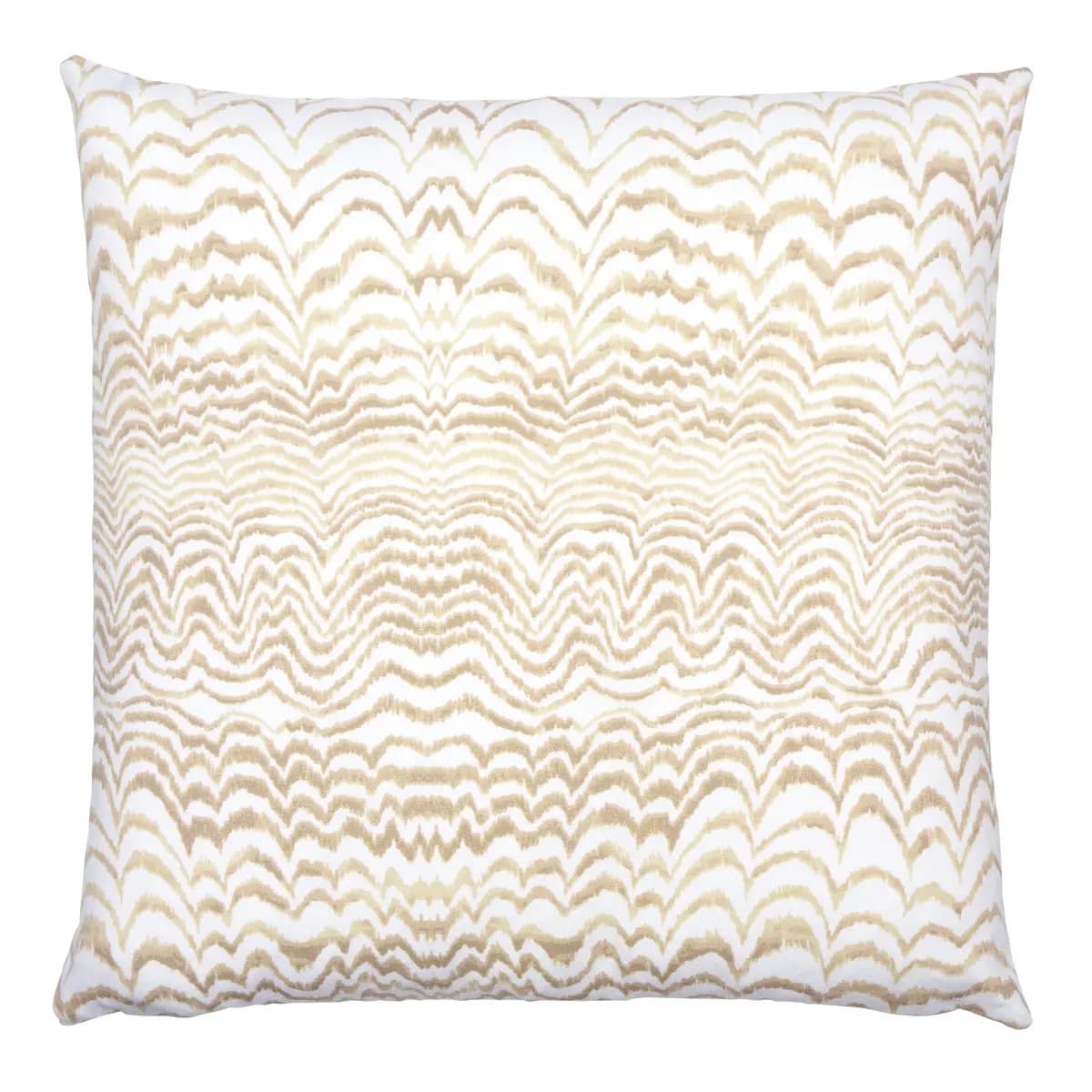 Ink Wave Print I/O Pillow_ NATURAL