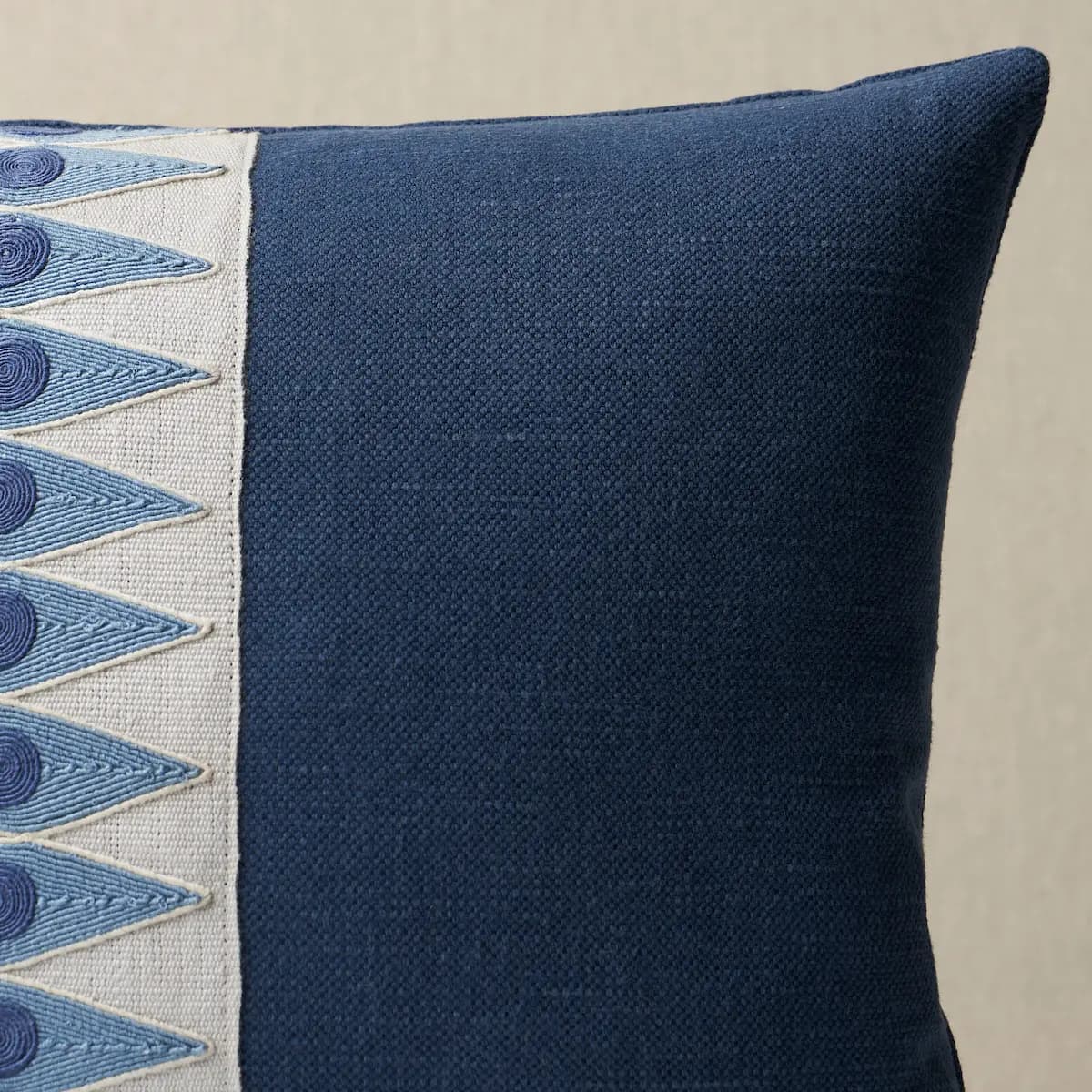 Backgammon Tape Pillow_ MARINE