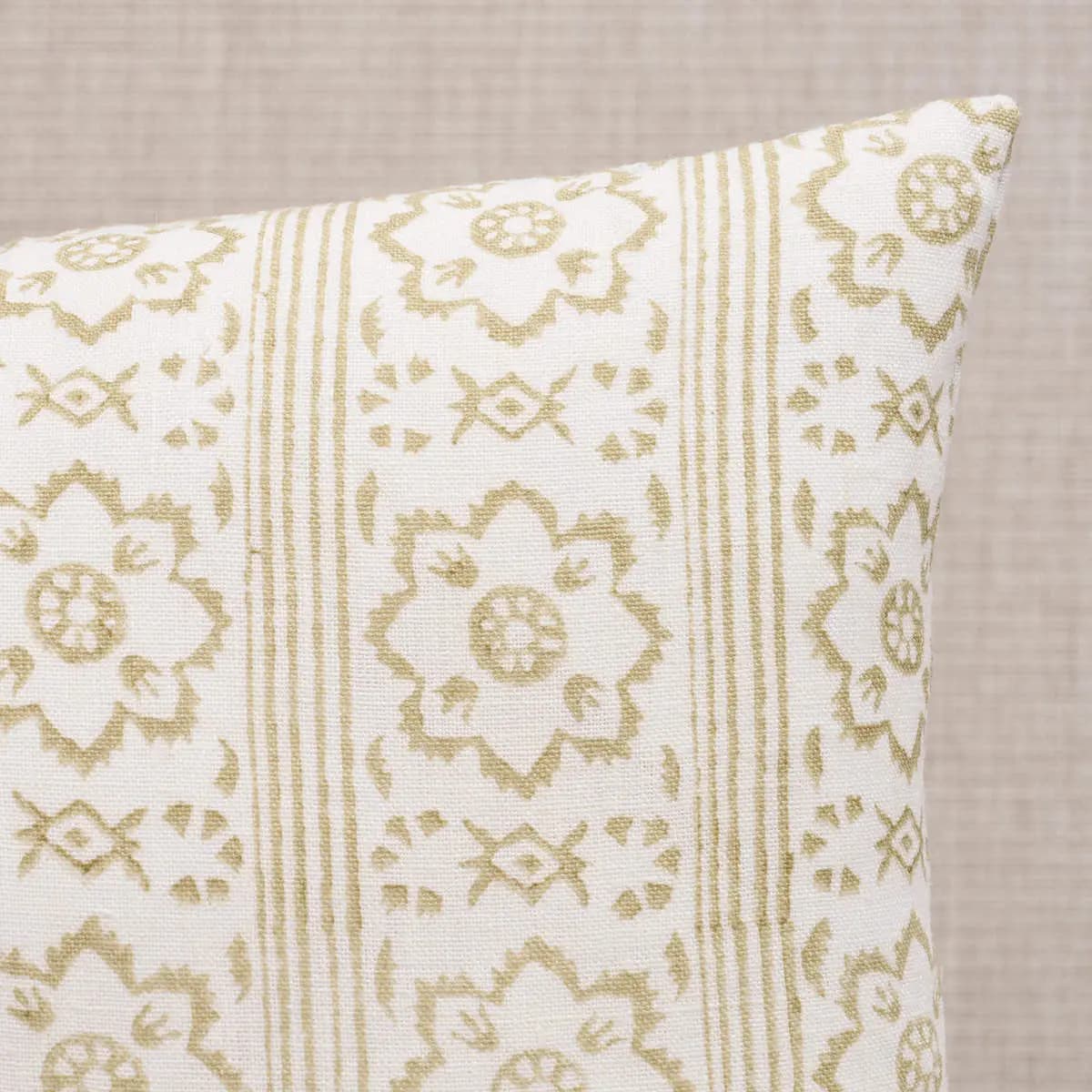 Sunda Hand Blocked Print Pillow_ NEUTRAL