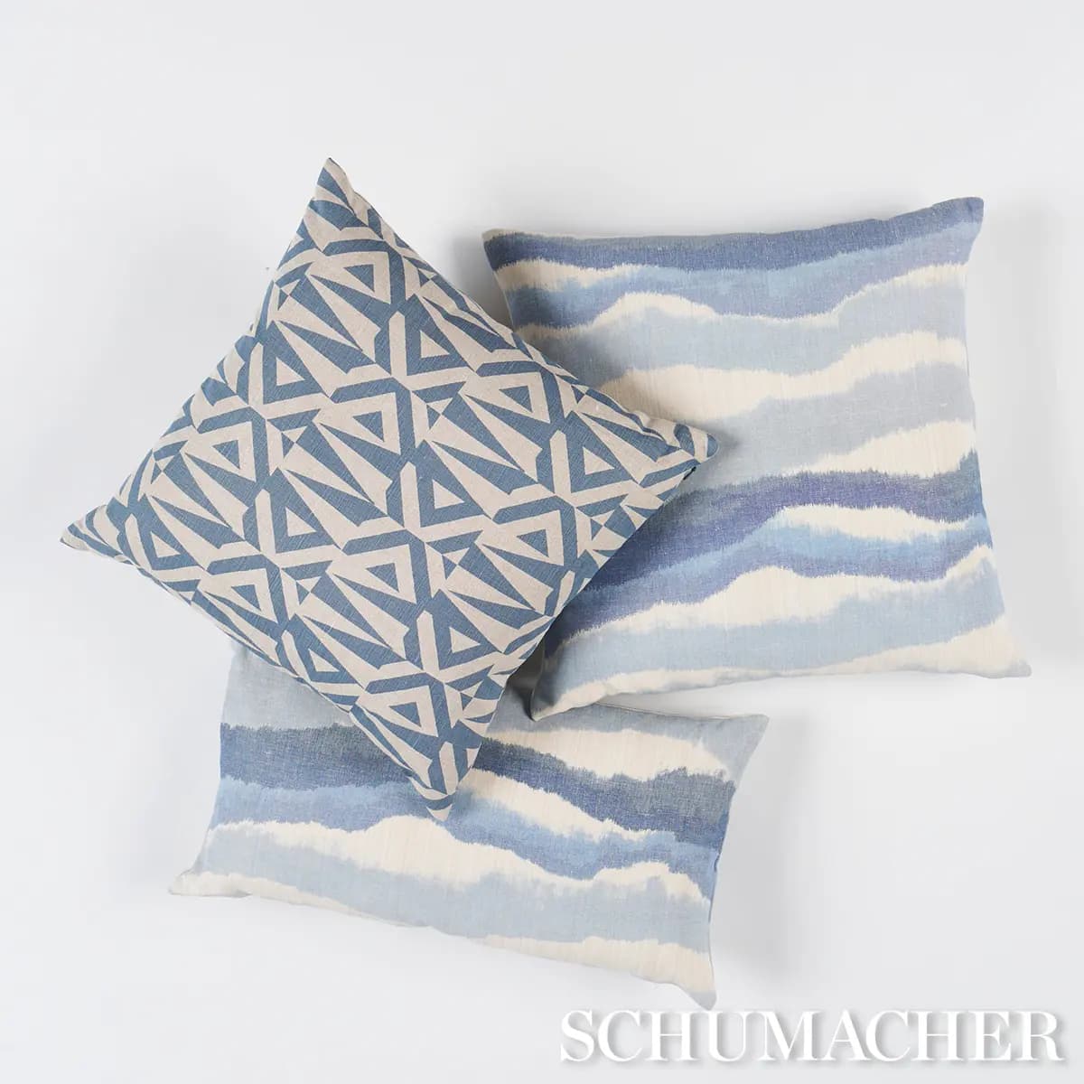 Amero Pillow_ SLATE BLUE