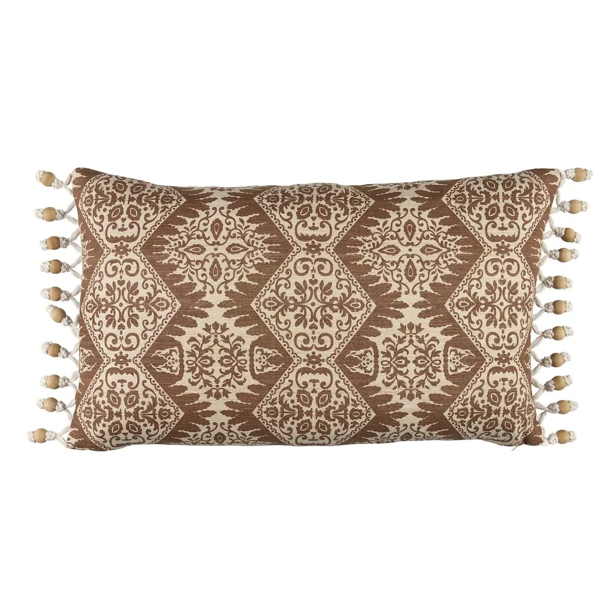 Berkeley Silk Pillow_ CHESTNUT