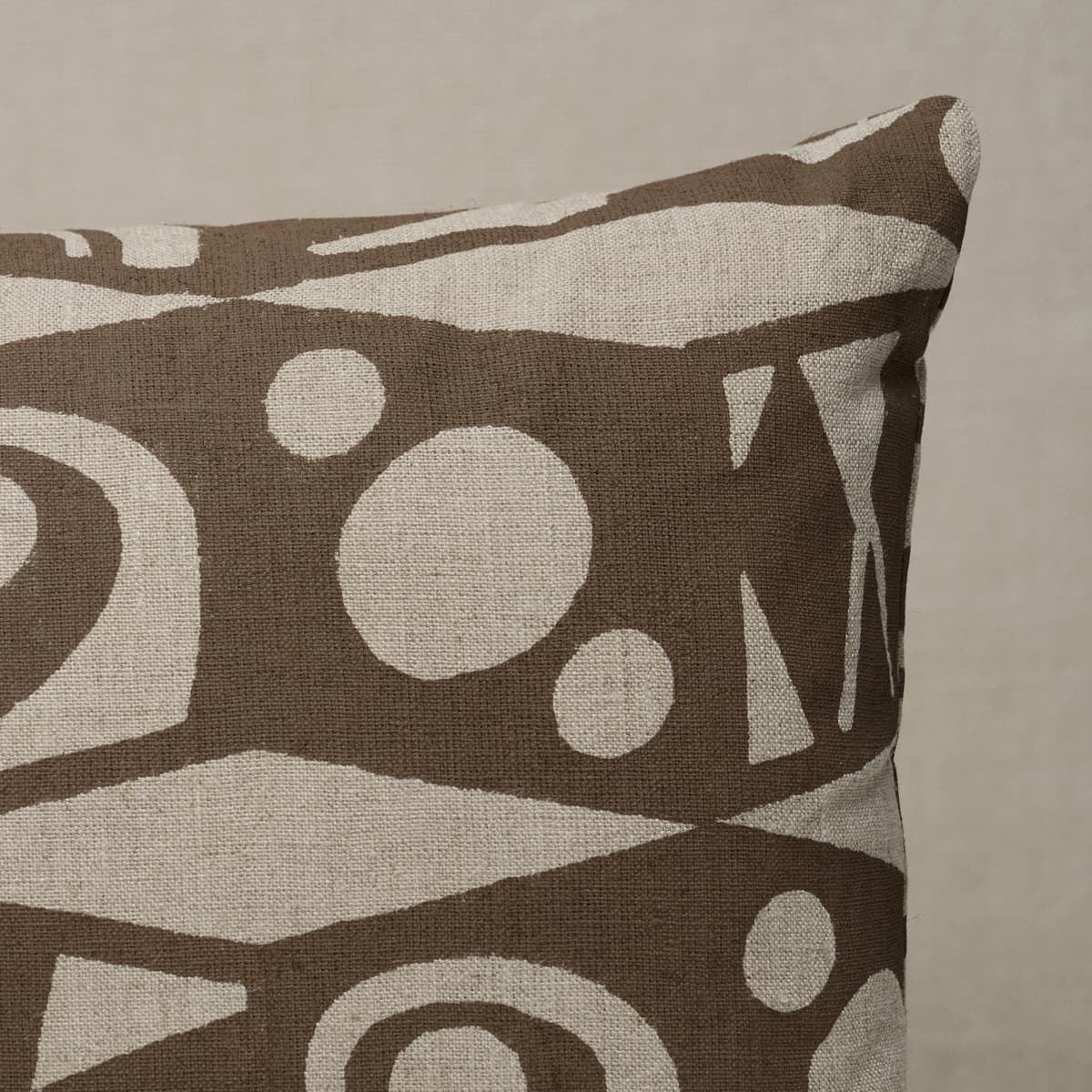 Tarot Hand Block Pillow_ BROWN