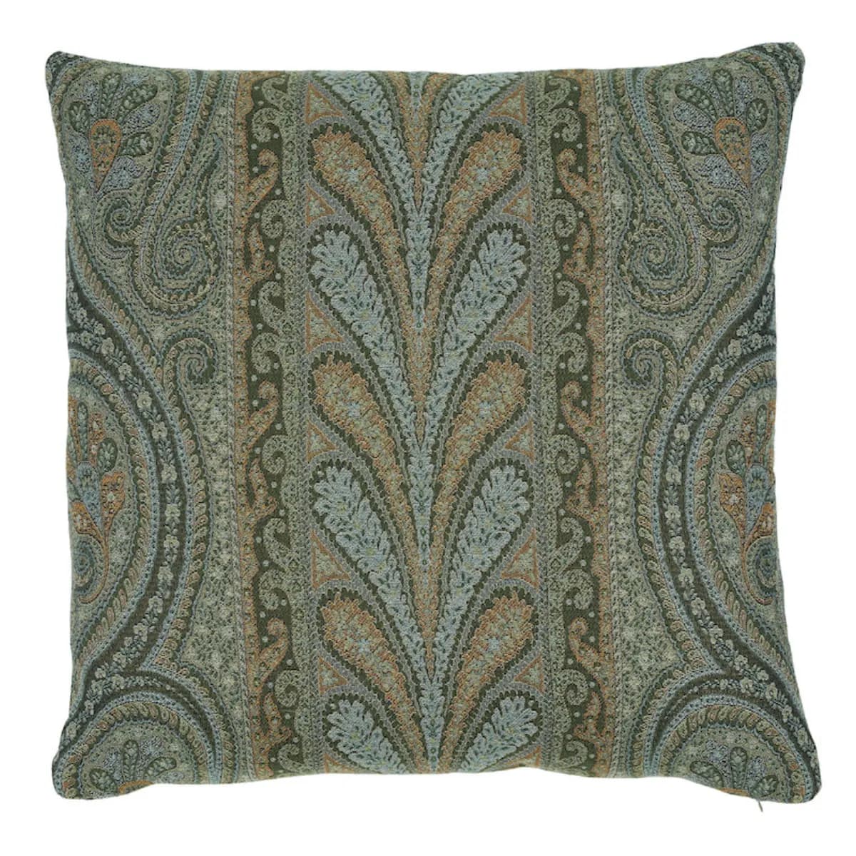 Chatelaine Paisley Pillow_ JADE