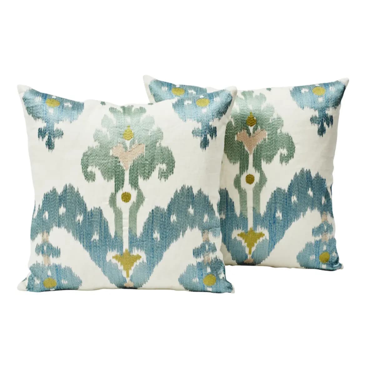 Raja Embroidery Pillow_ SKY
