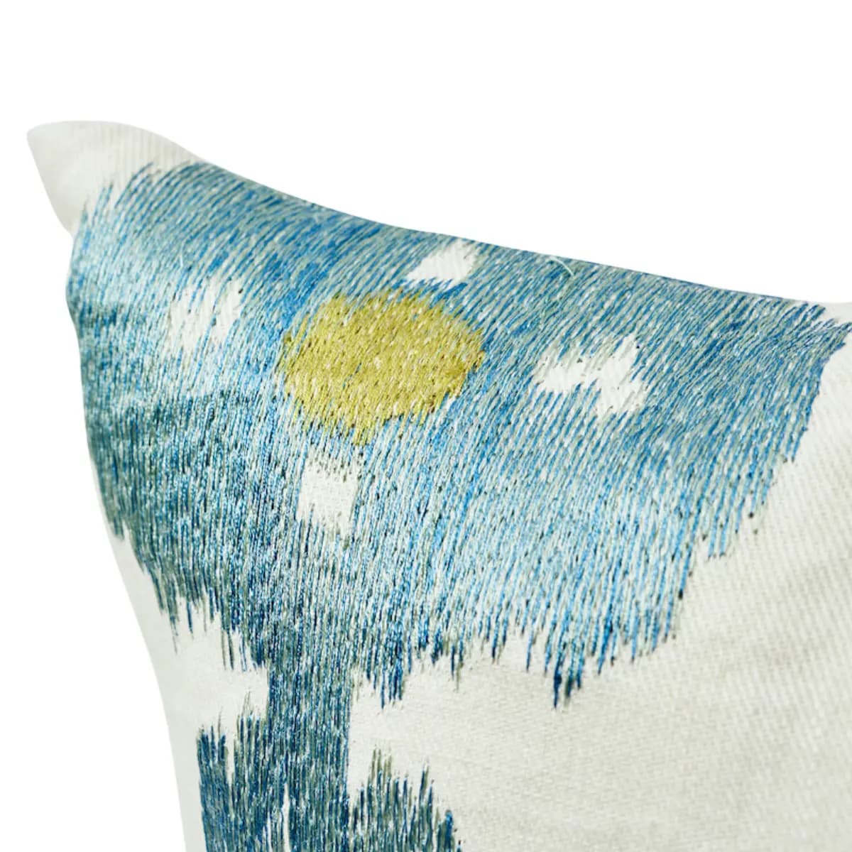 Raja Embroidery Pillow_ SKY