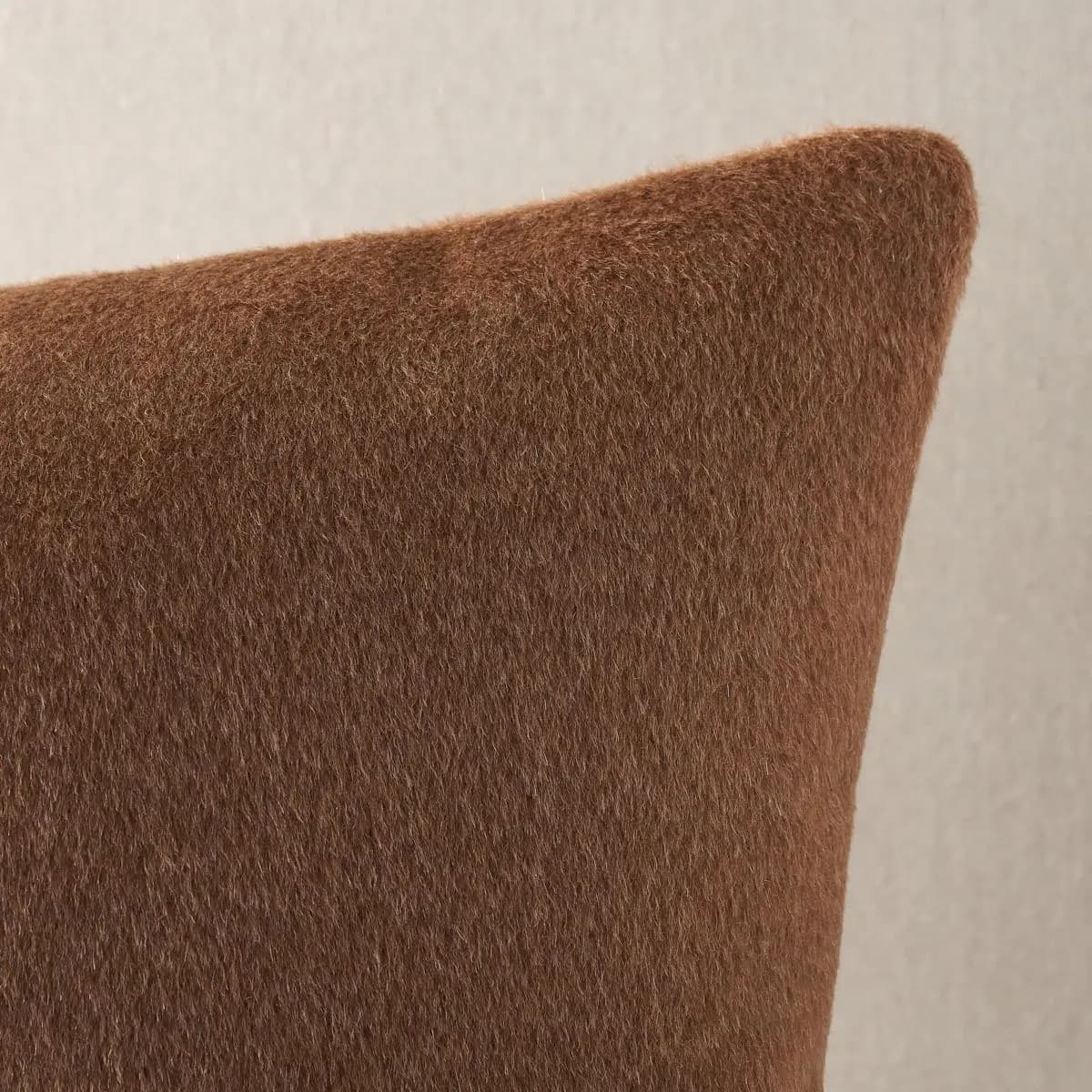 Dixon Mohair Pillow_ VICUNA