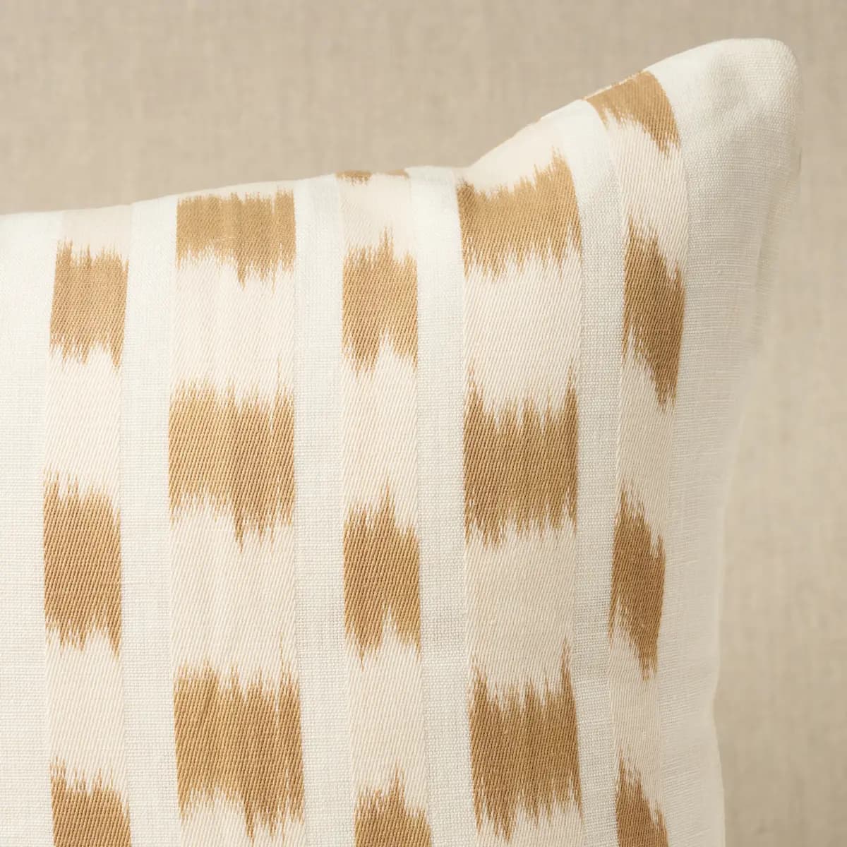 Izmir Ikat Stripe Pillow_ SAND