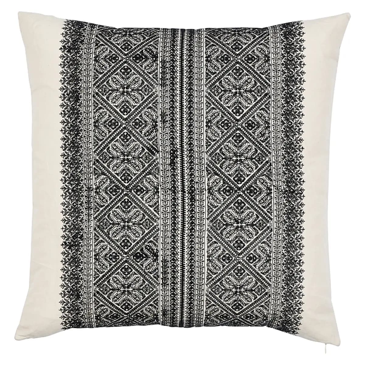 Toledo Embroidery Pillow_ NOIR