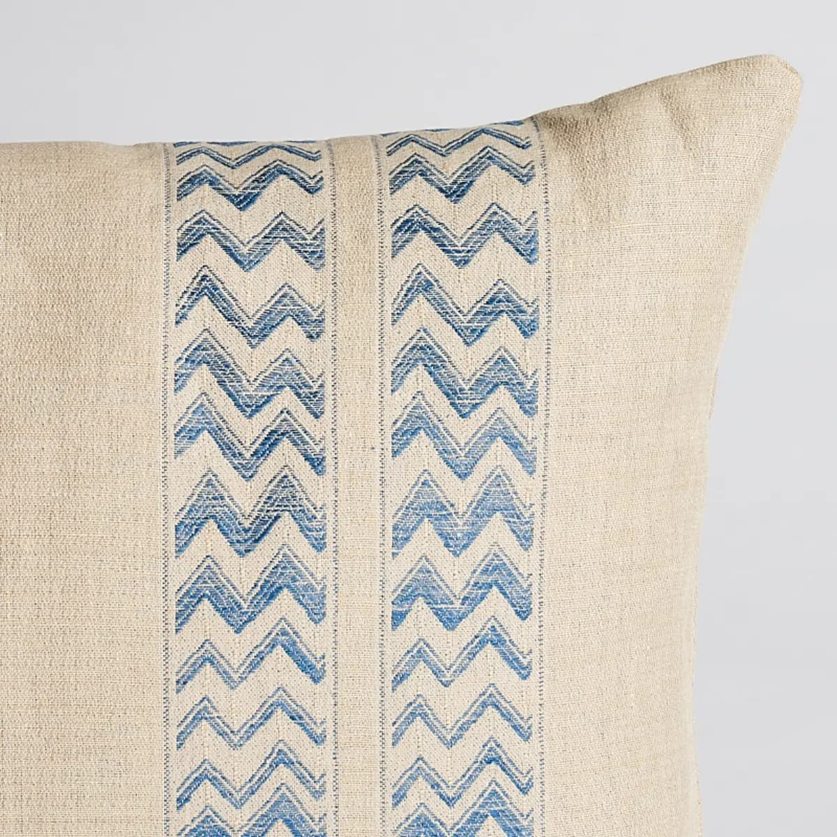 Kudu Stripe Pillow_ BLUE