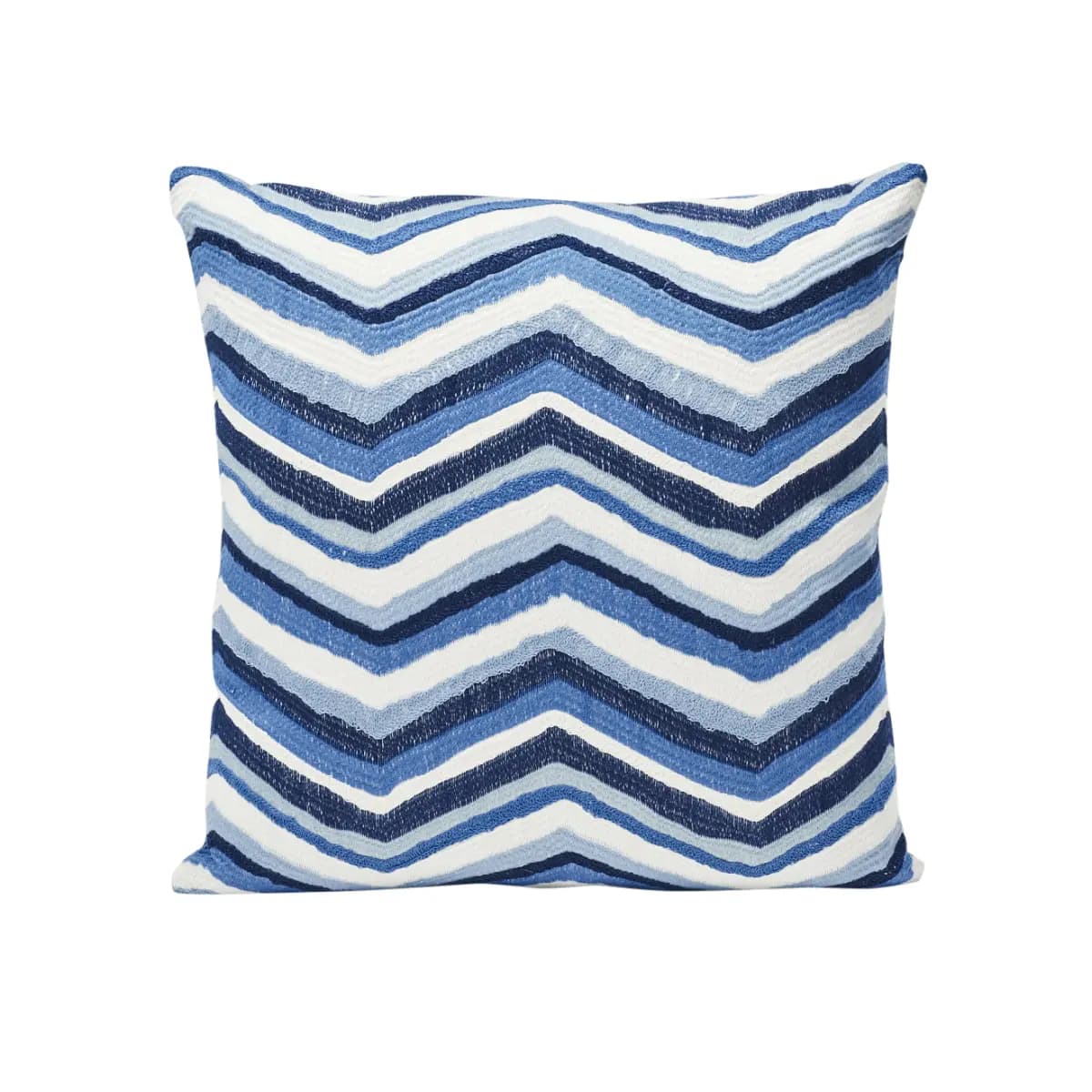 Shasta Embroidery Pillow_ BLUE