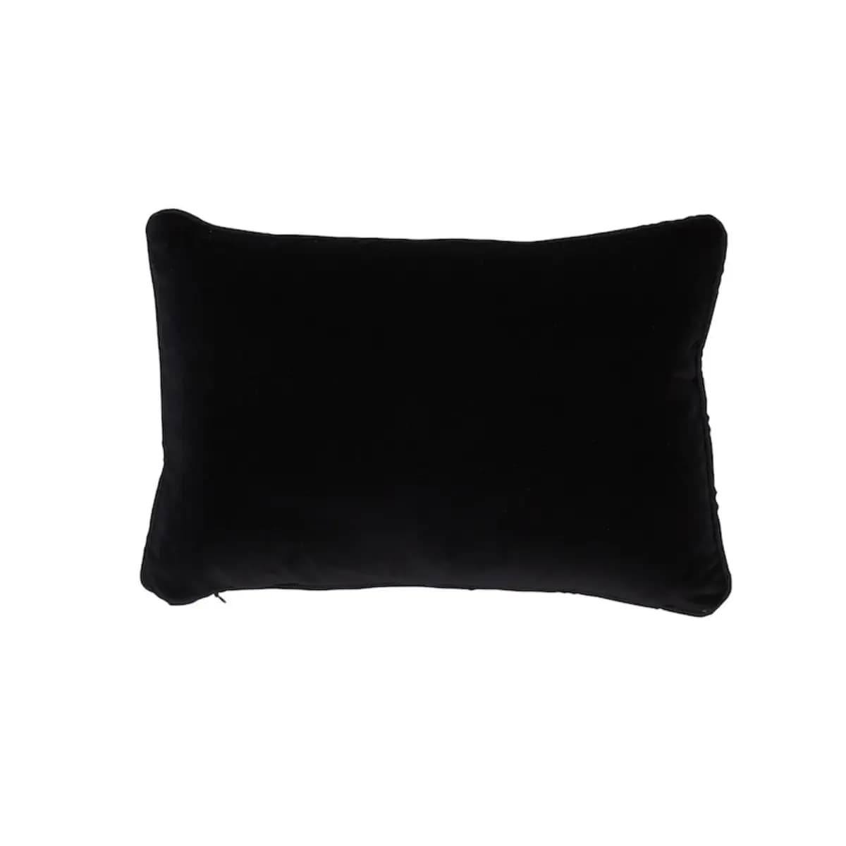 Lionheart Applique Pillow_ BLACK & GOLD