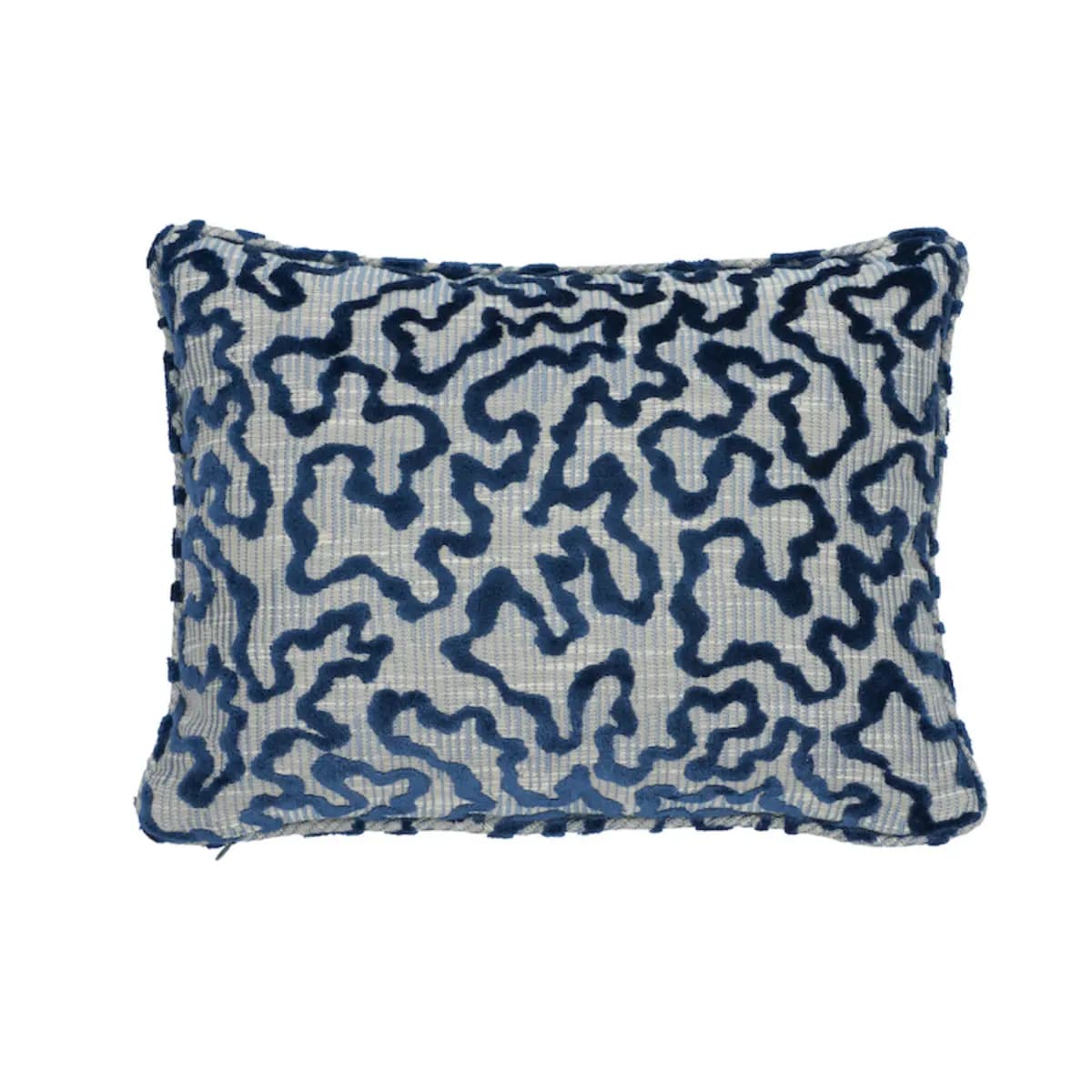 Janis Velvet Pillow_ BLUE
