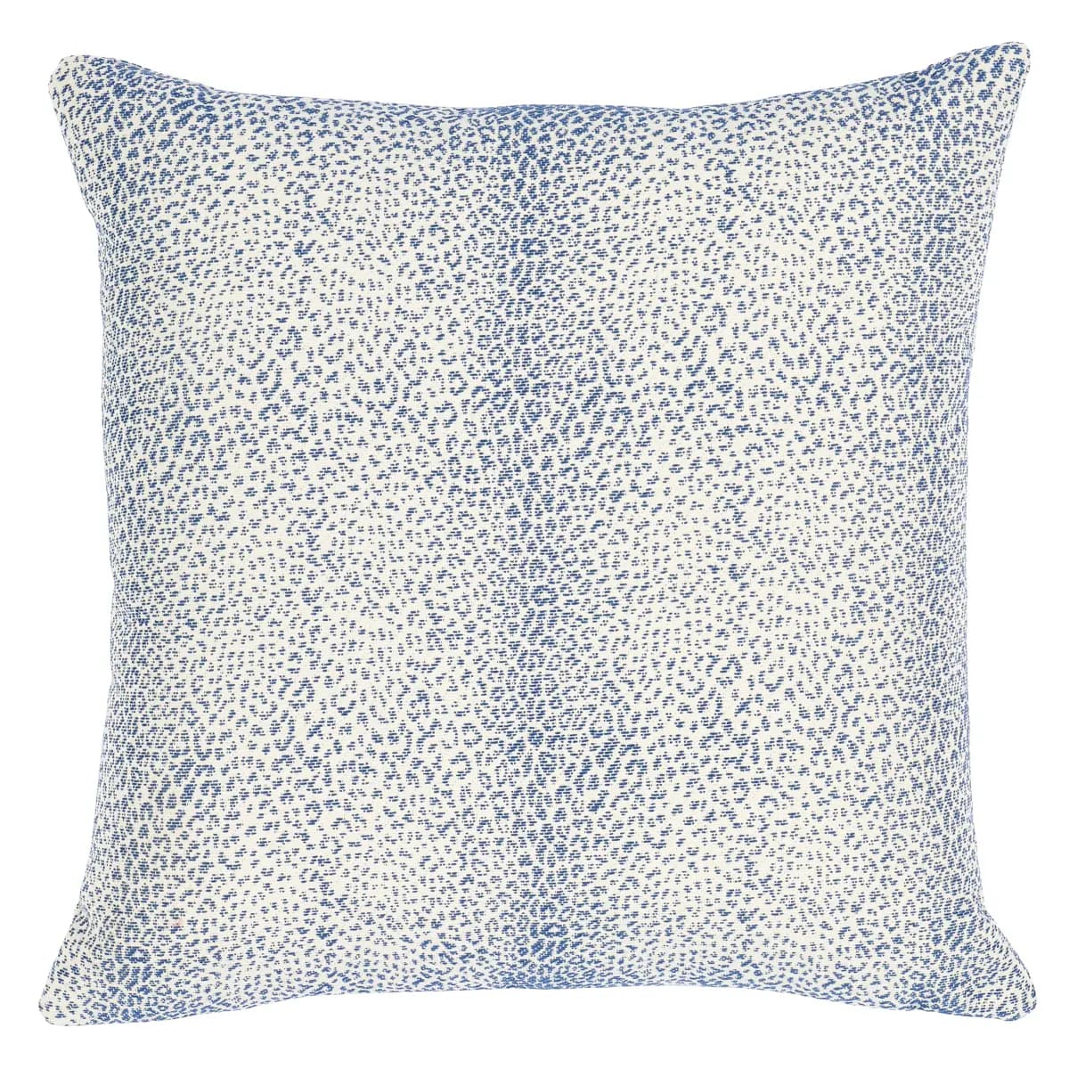 Mini Leopard Indoor/Outdoor Pillow_ NAVY