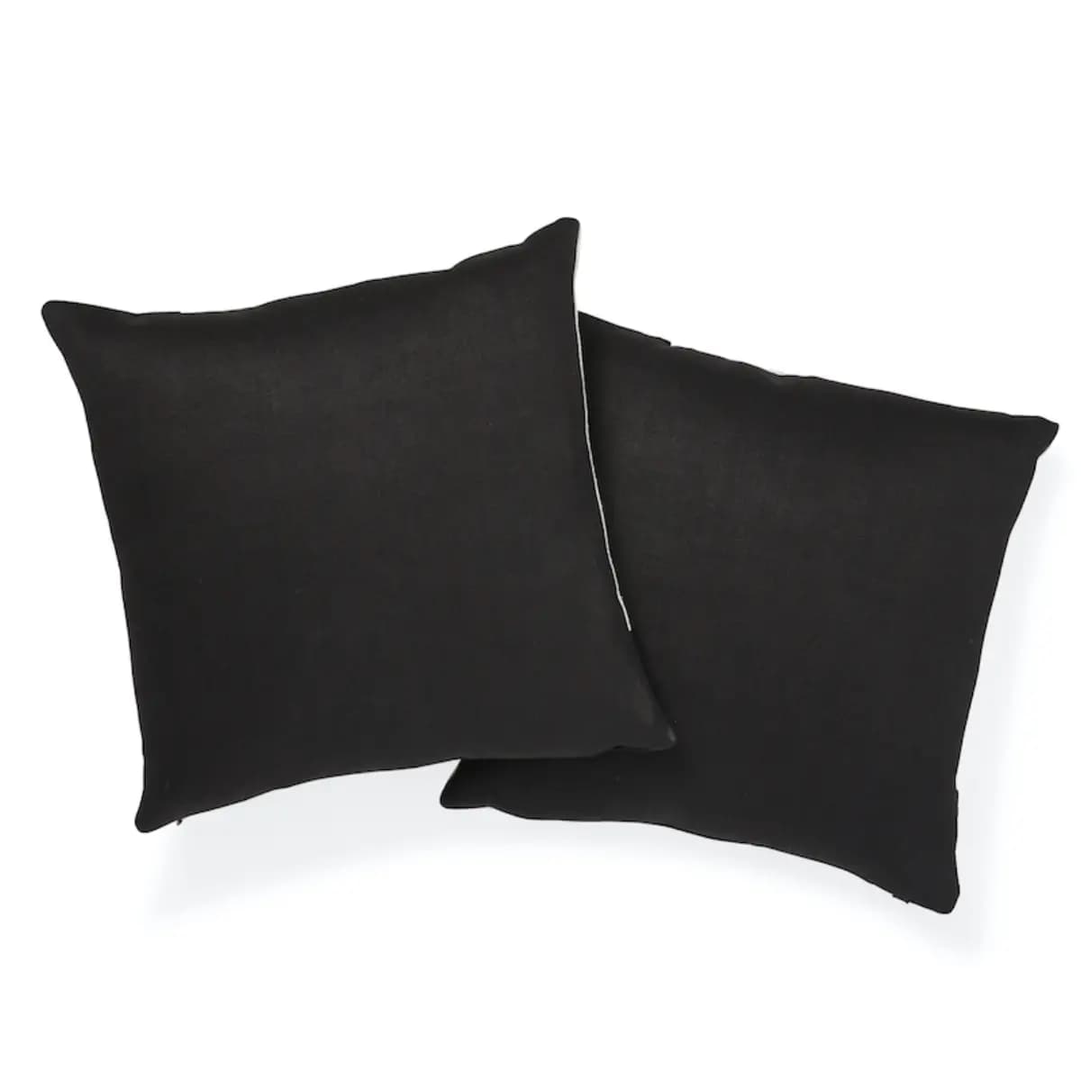 Binary Embroidery Pillow_ BLACK