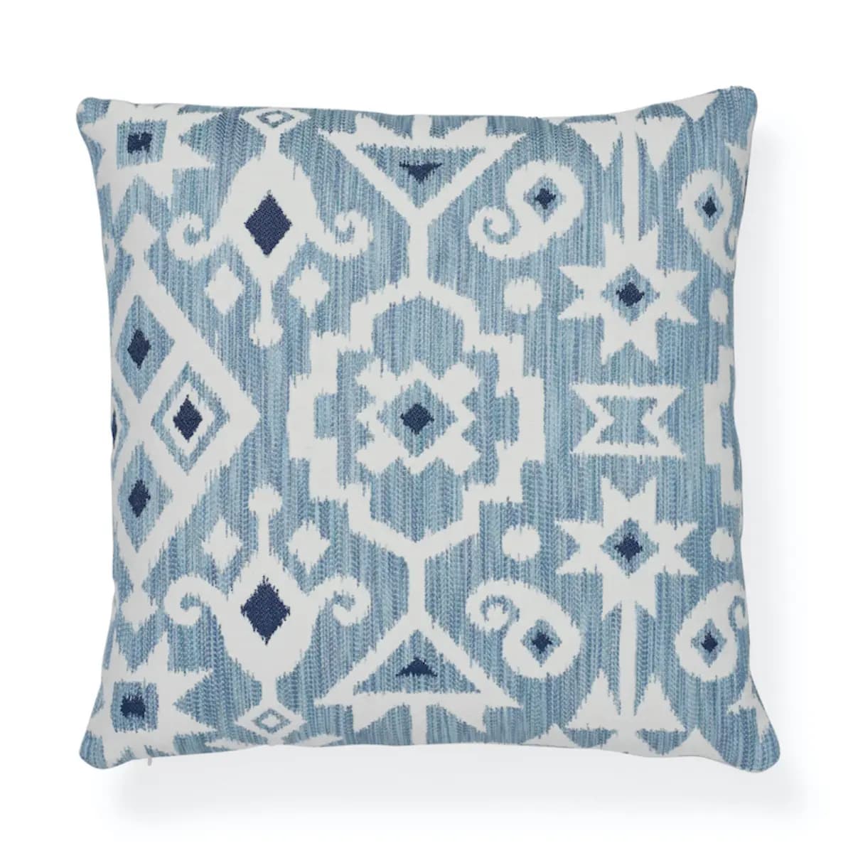 Crusoe Ikat Pillow_ SKY