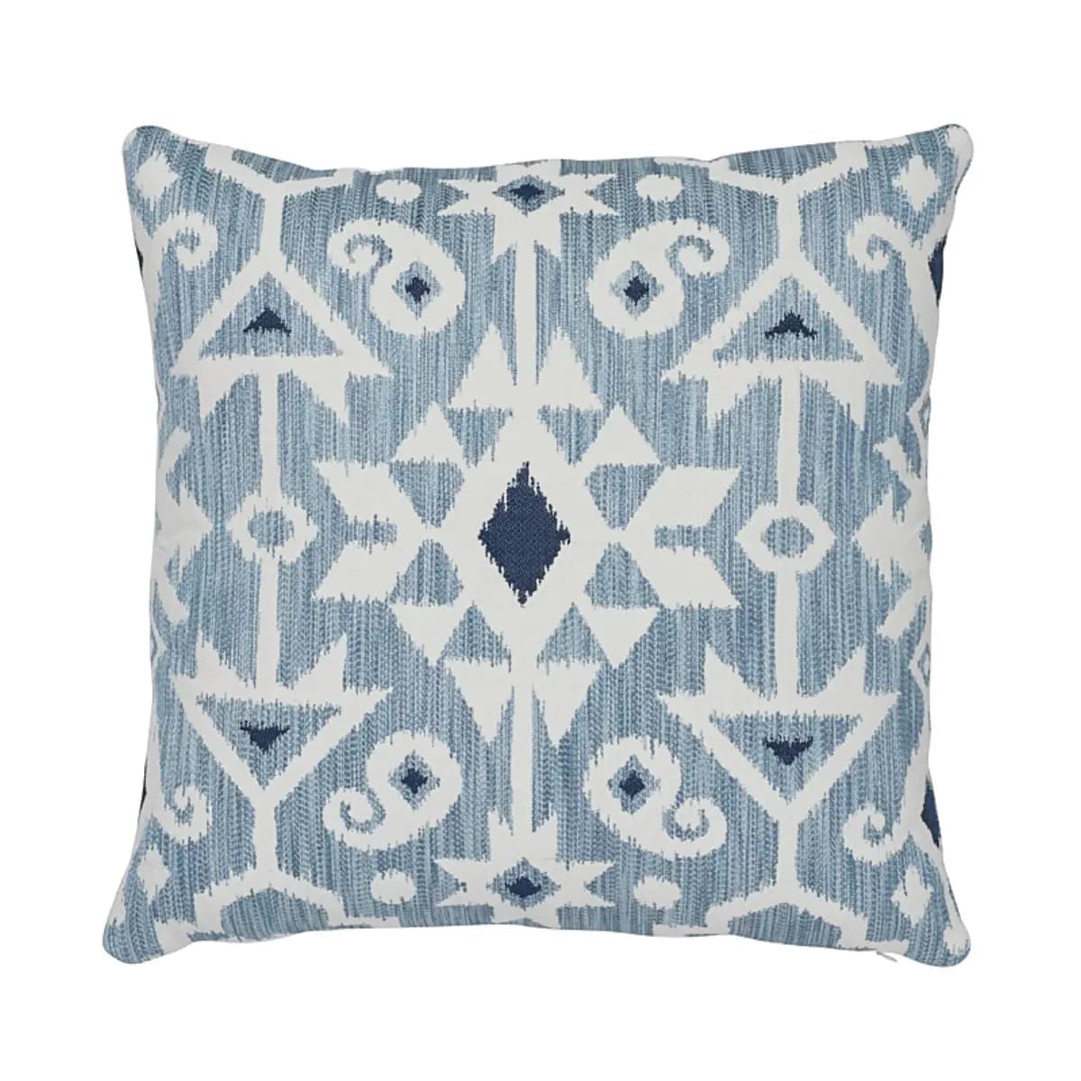 Crusoe Ikat Pillow_ SKY