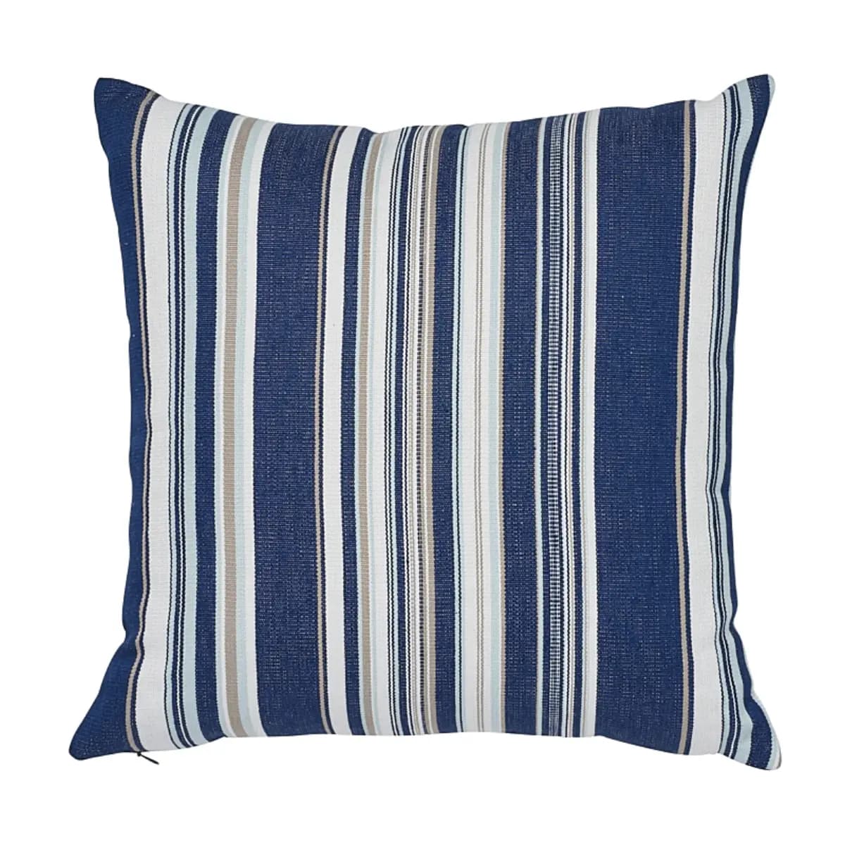 Ponderosa Stripe I/O Pillow_ NAVY BLUE