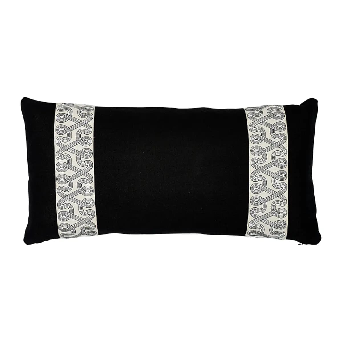 Freeform Tape Pillow_ BLACK