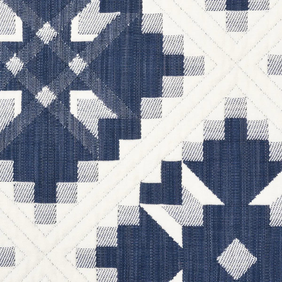 Tristan Patchwork Pillow_ INDIGO