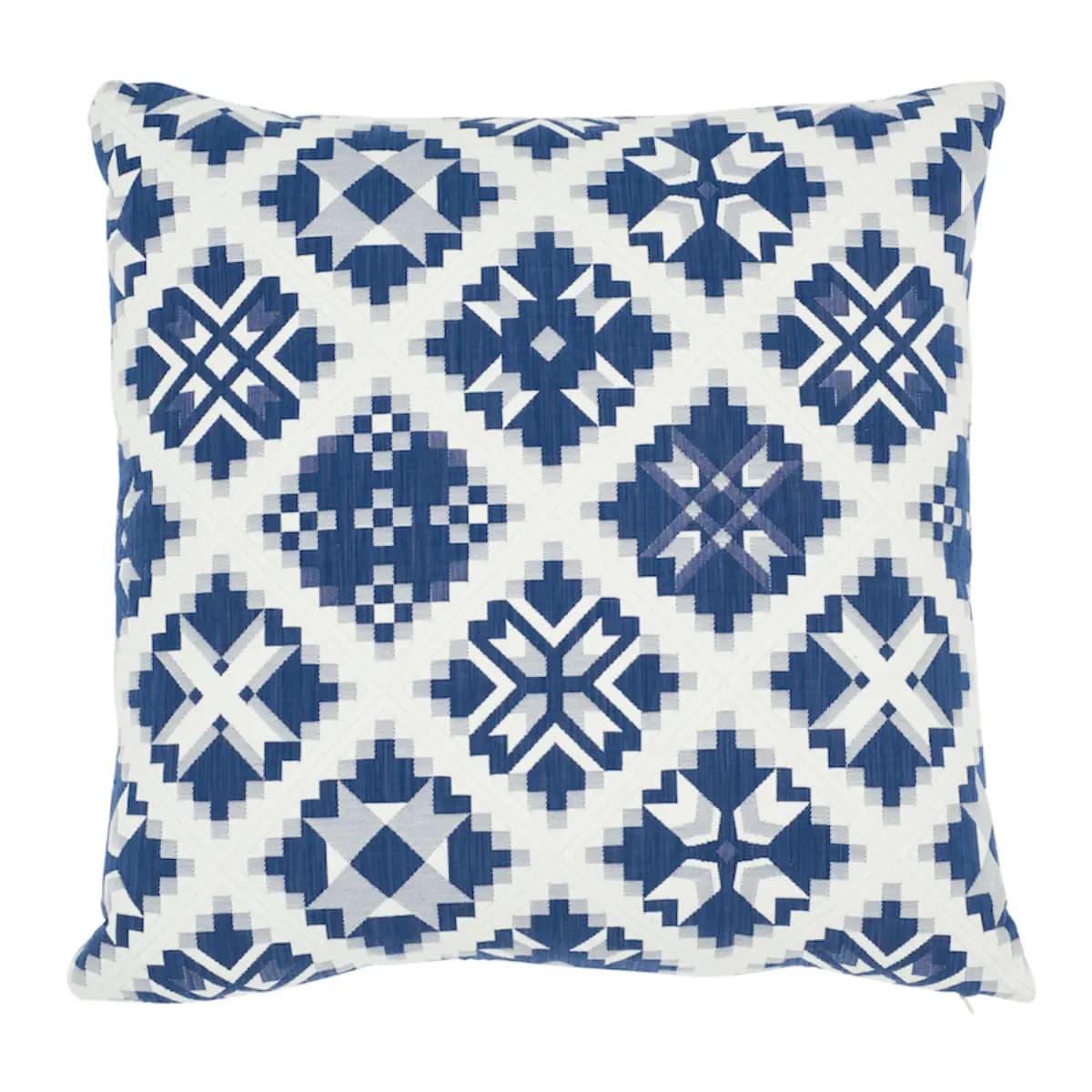 Tristan Patchwork Pillow_ INDIGO