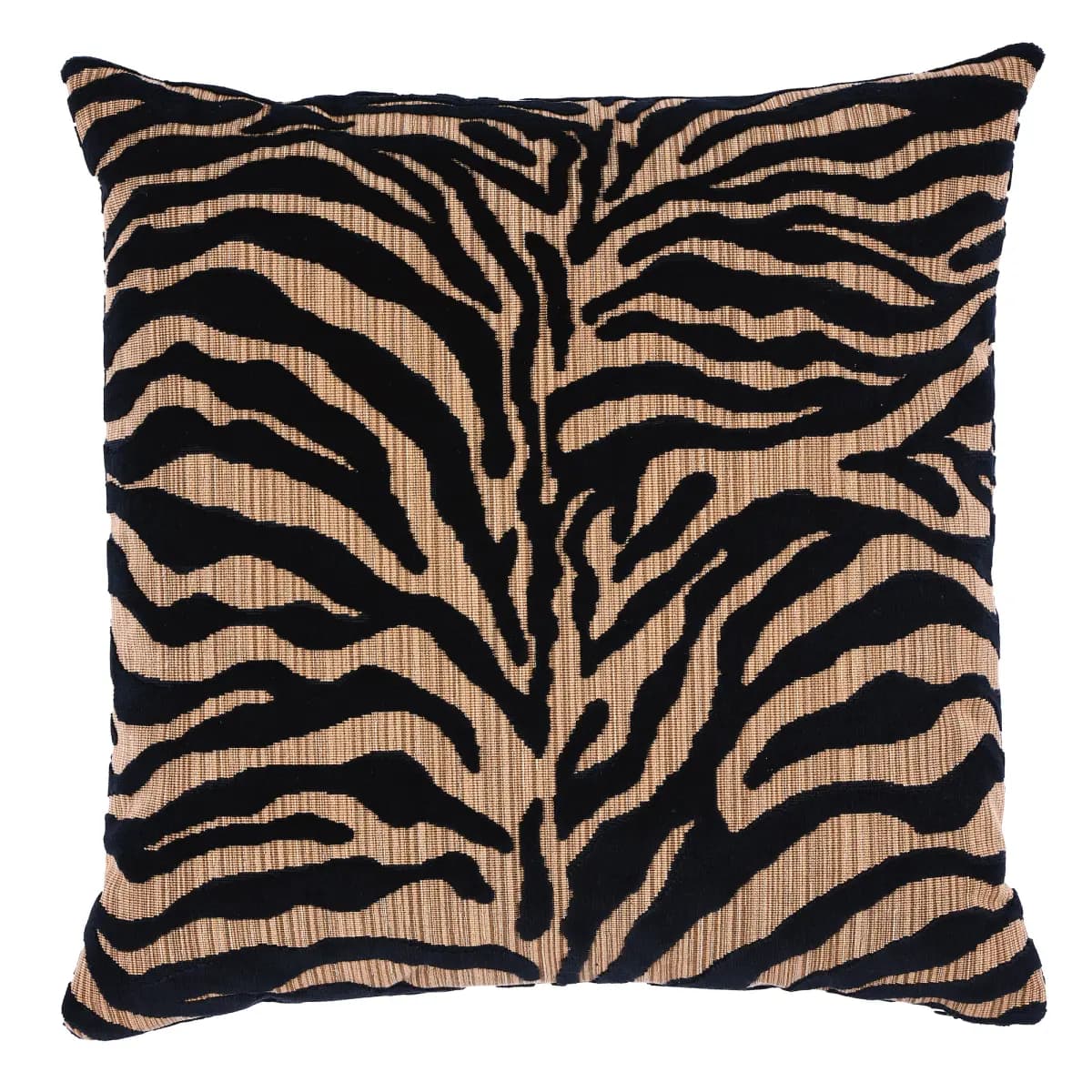 Regine Strie Velvet Pillow_ EBONY