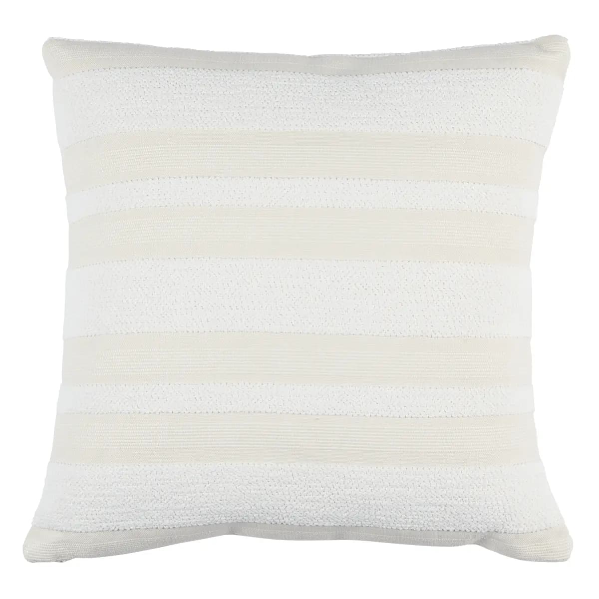 Ohara Stripe Indoor/Outdoor Pillow_ IVORY