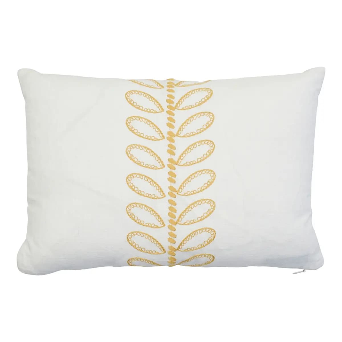 Camile Embroidery Pillow_ YELLOW