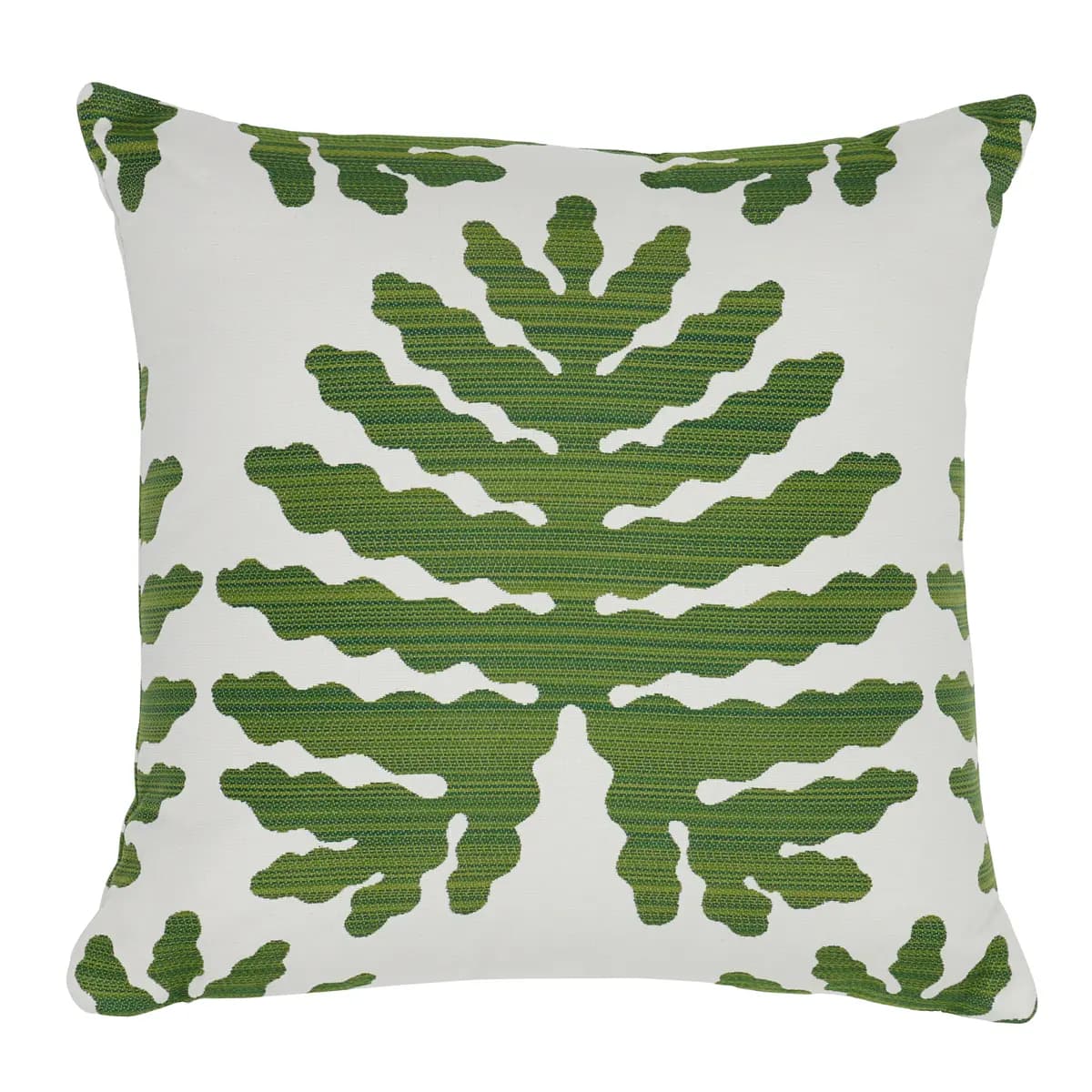 Palma Sola I/O Pillow_ GREEN